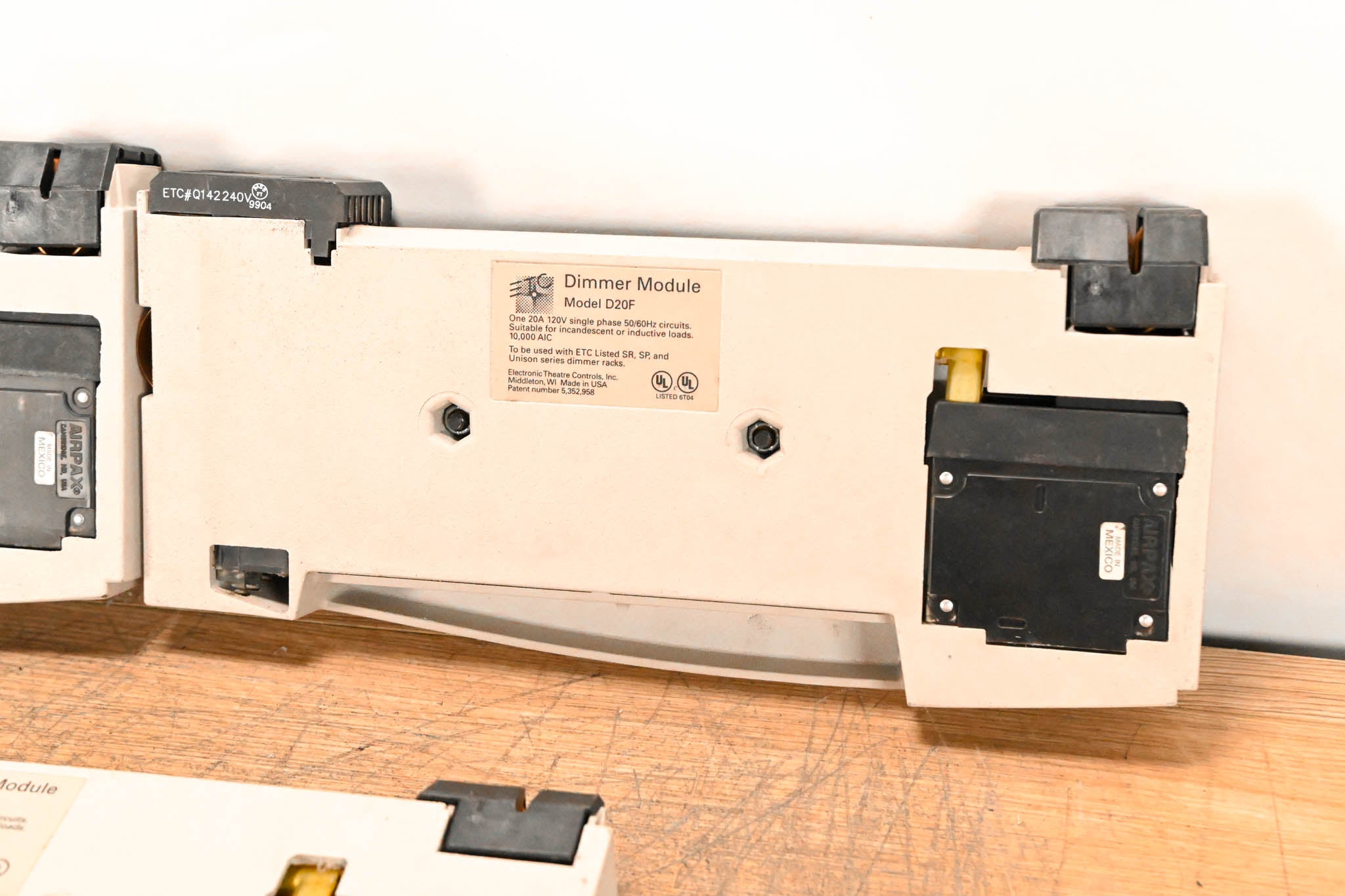 ETC D20F Single 20A Fluorescent Dimmer Module (Pack of 3)