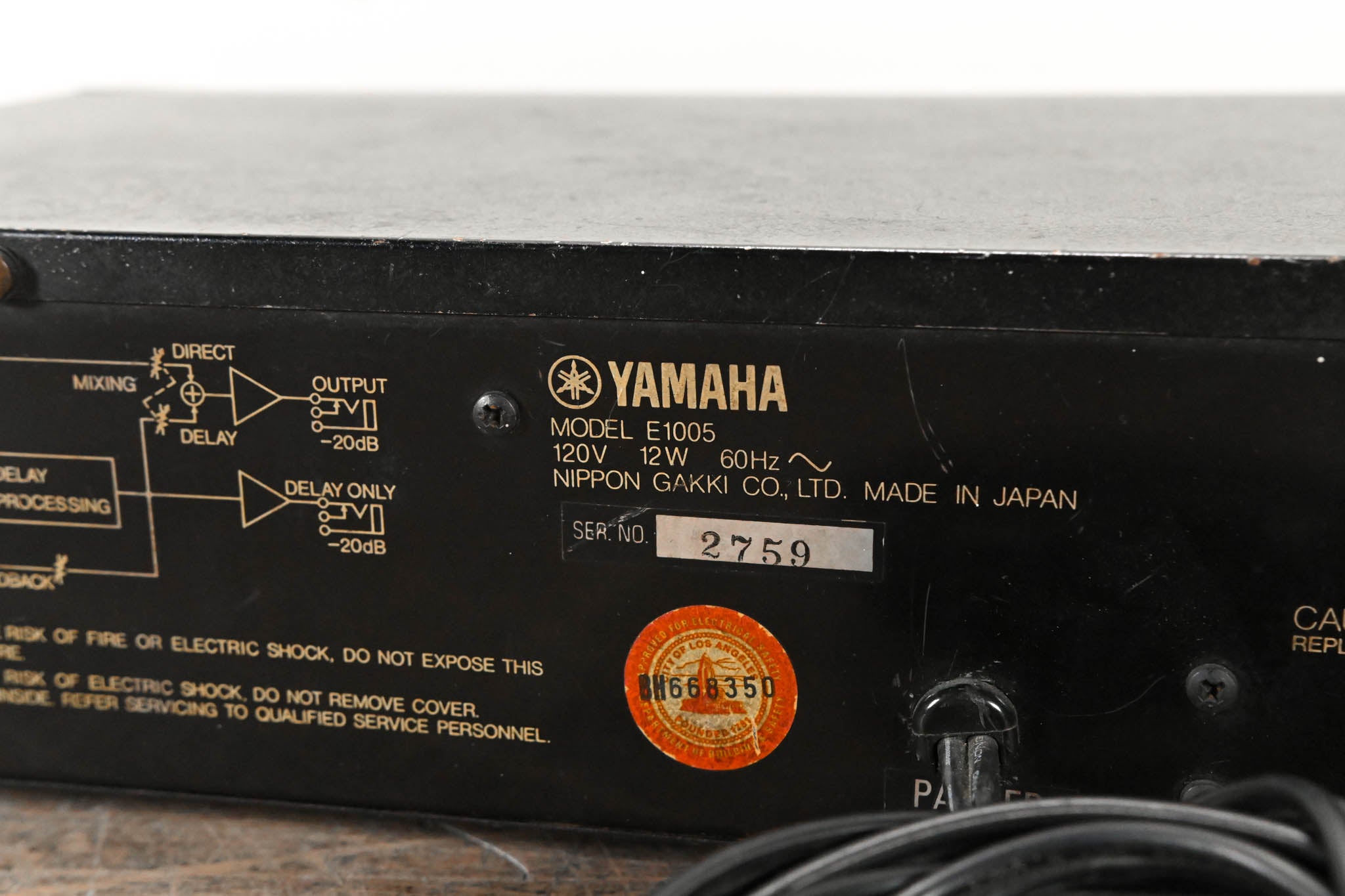 Yamaha E1005 Analog Delay