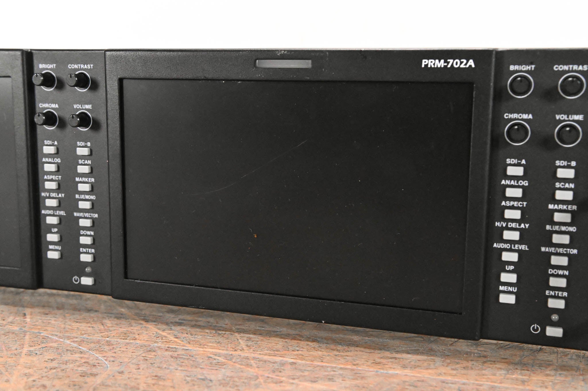 Postium PRM-702A 7" Multi Format Dual LCD Rack Monitor (NO POWER SUPPLY)