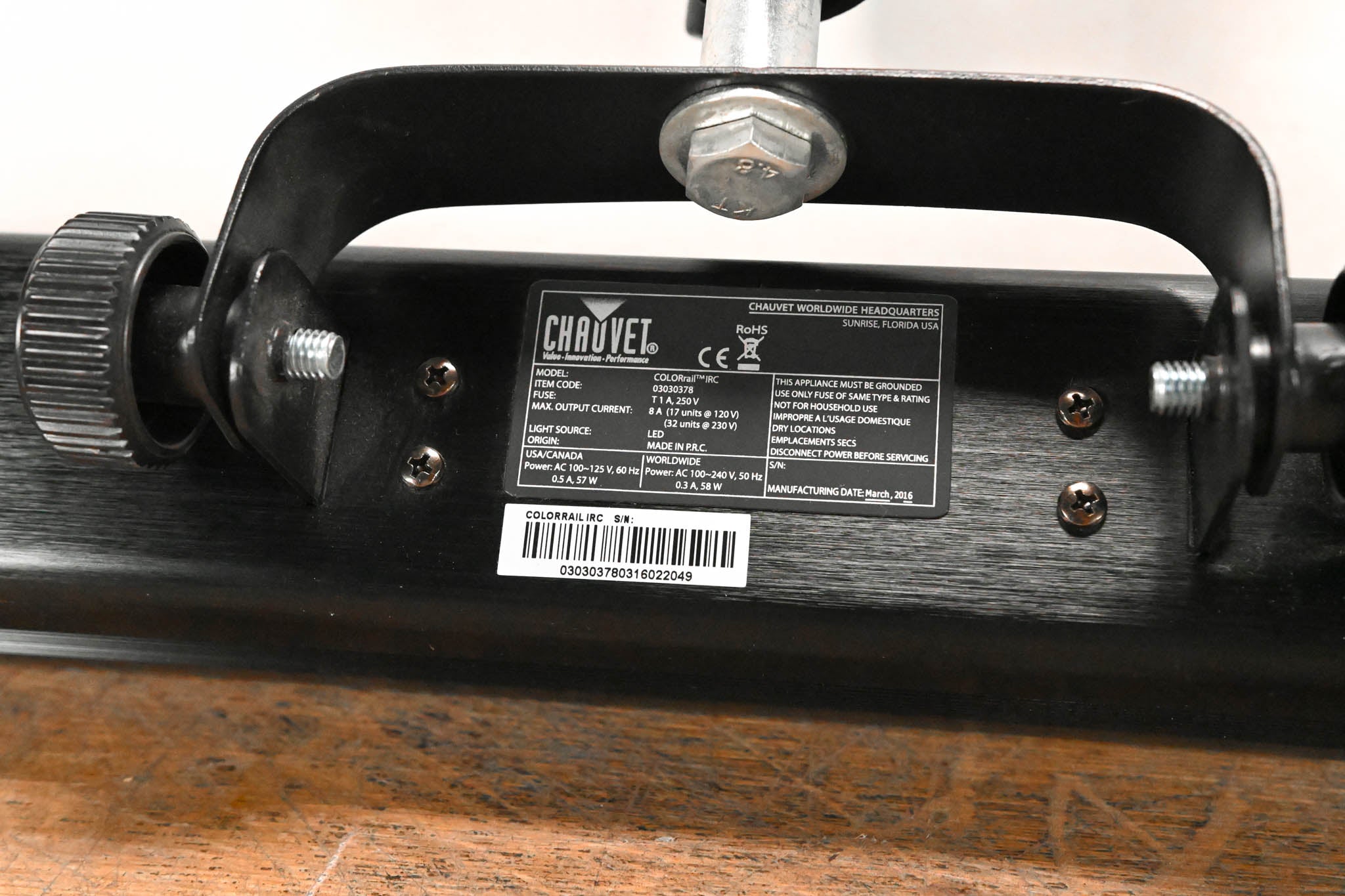 Chauvet COLORrail IRC 320x0.25W RGB LED Strip Light