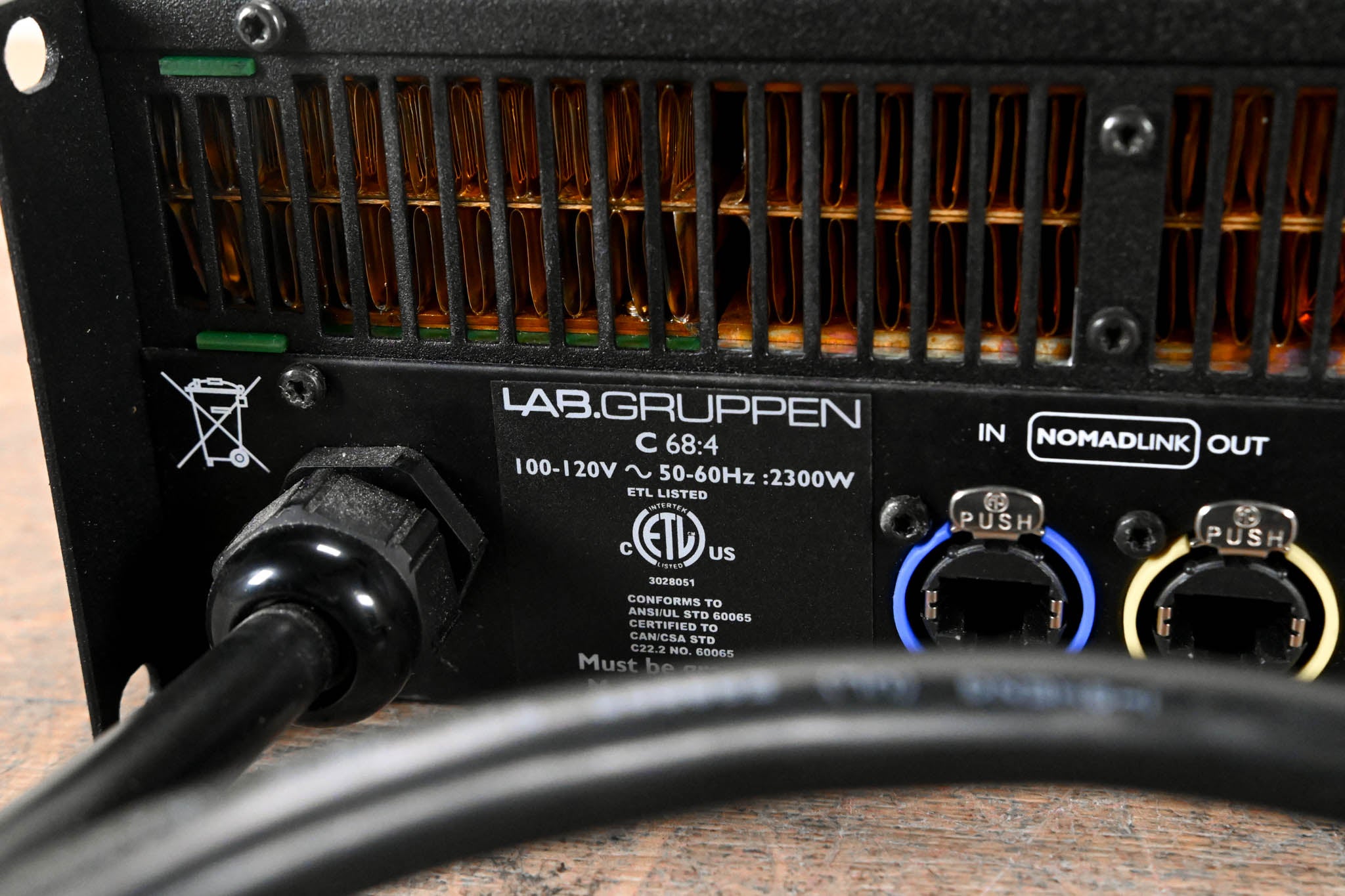 Lab Gruppen C 68:4 6800W Four-Channel Power Amplifier