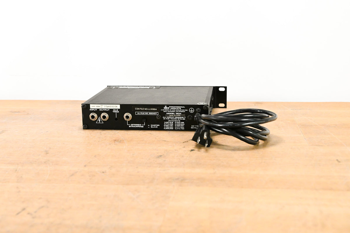 dbx 163x Single-Channel Over Easy Compressor / Limiter