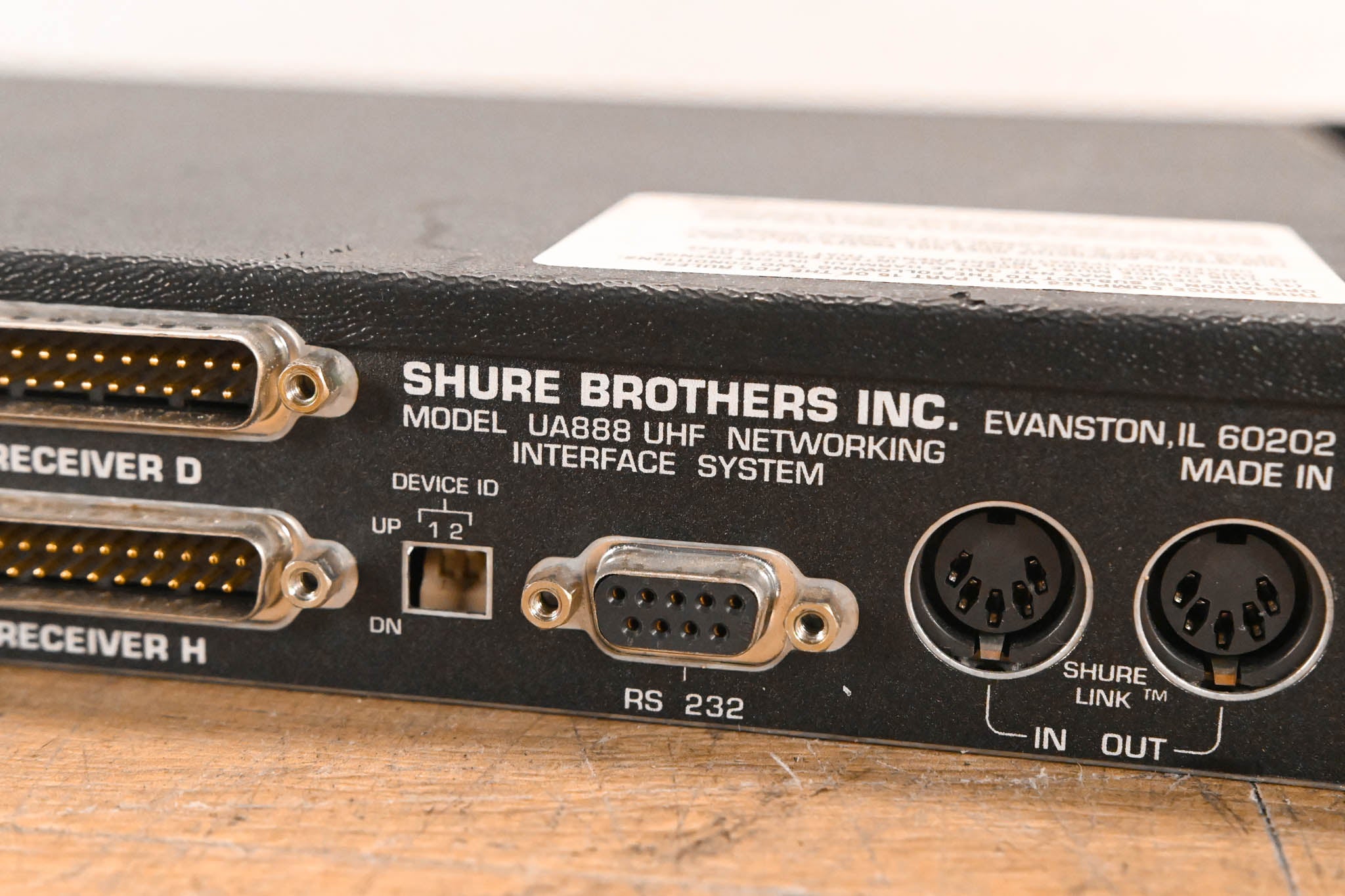 Shure UA888 UHF Networking Interface System (NO POWER SUPPLY)