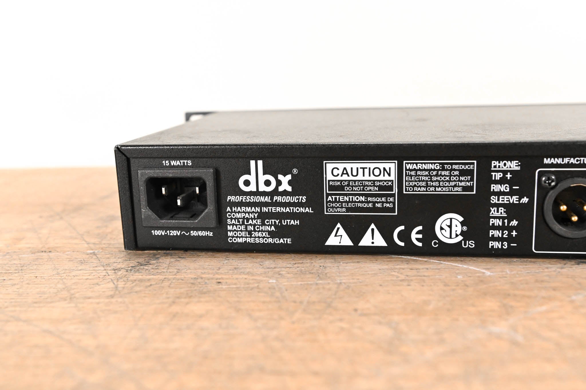 dbx 266XL 2-Channel Compressor/Gate