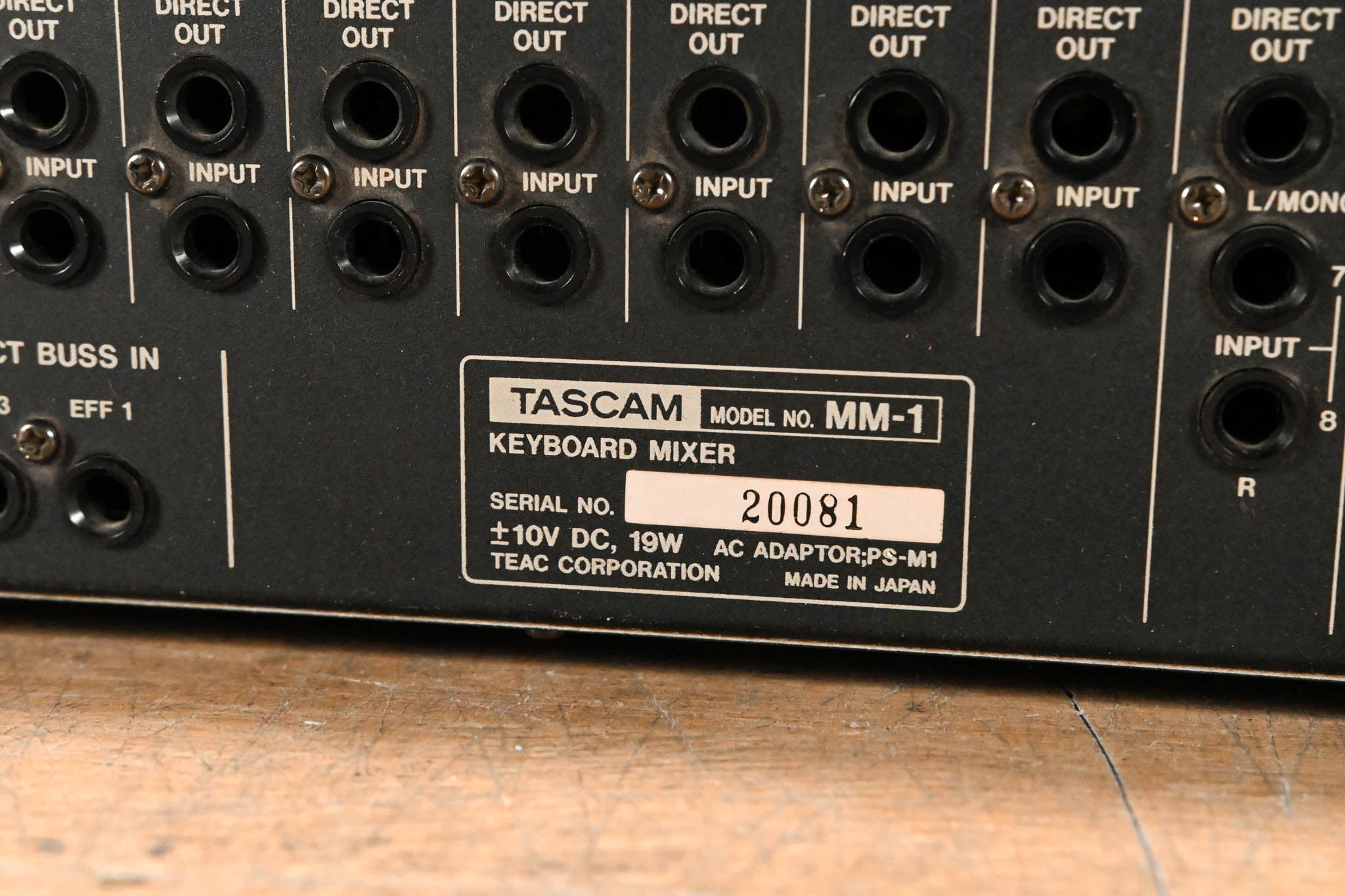TASCAM MM-1 Keyboard Mixer / Microphone Preamplifier