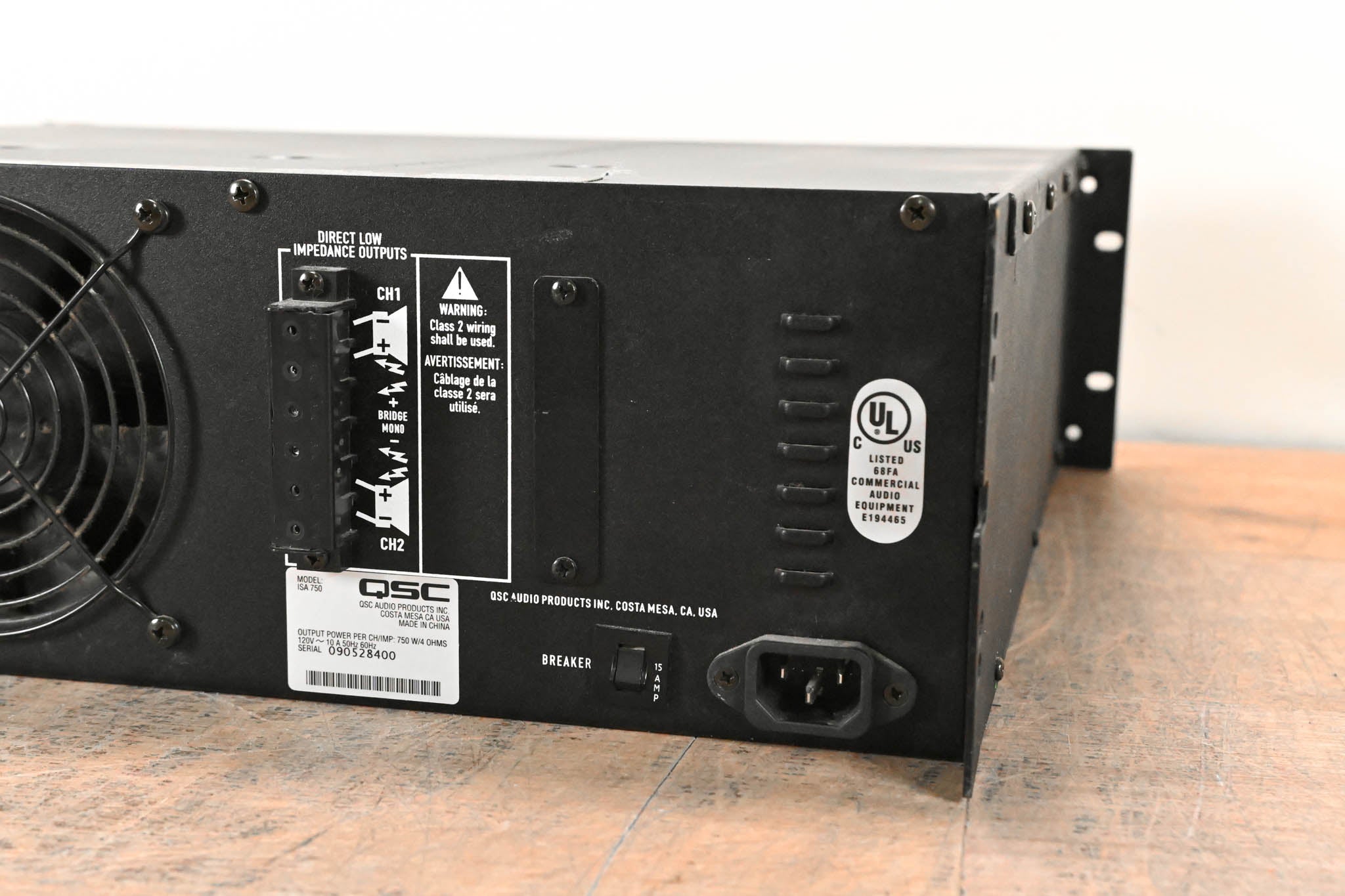 QSC ISA750 2-Channel Power Amplifier
