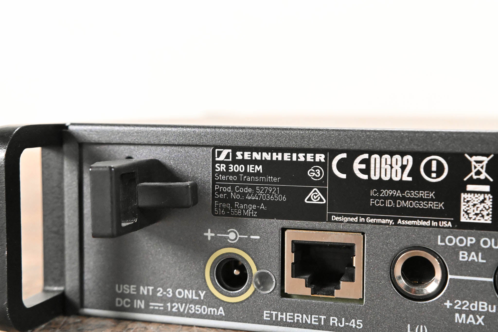 Sennheiser ew 300 IEM G3 Wireless IEM System 516-558 MHz NO POWER SUPPLY