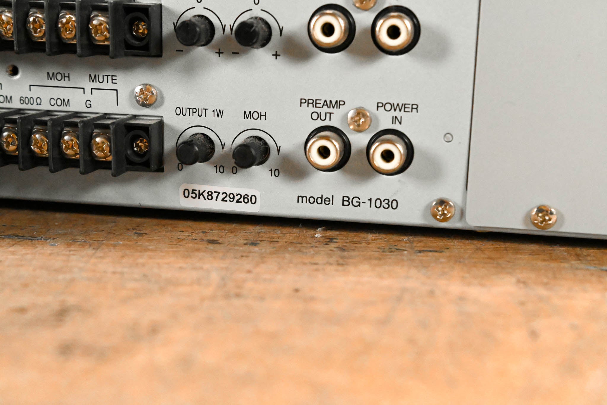 TOA BG-1030 5-Channel Mixer/Amplifer