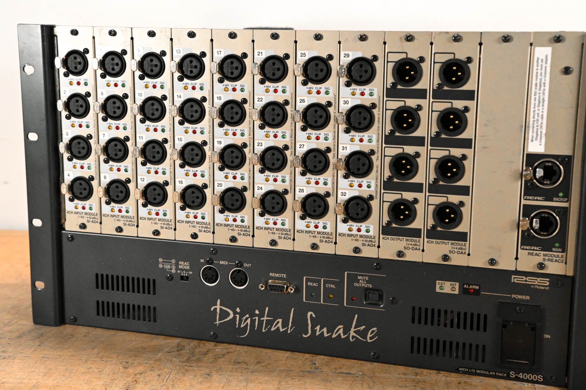 Roland S-4000S-3208 Digital Snake 32x8 Modular Stage Unit CG01VNE