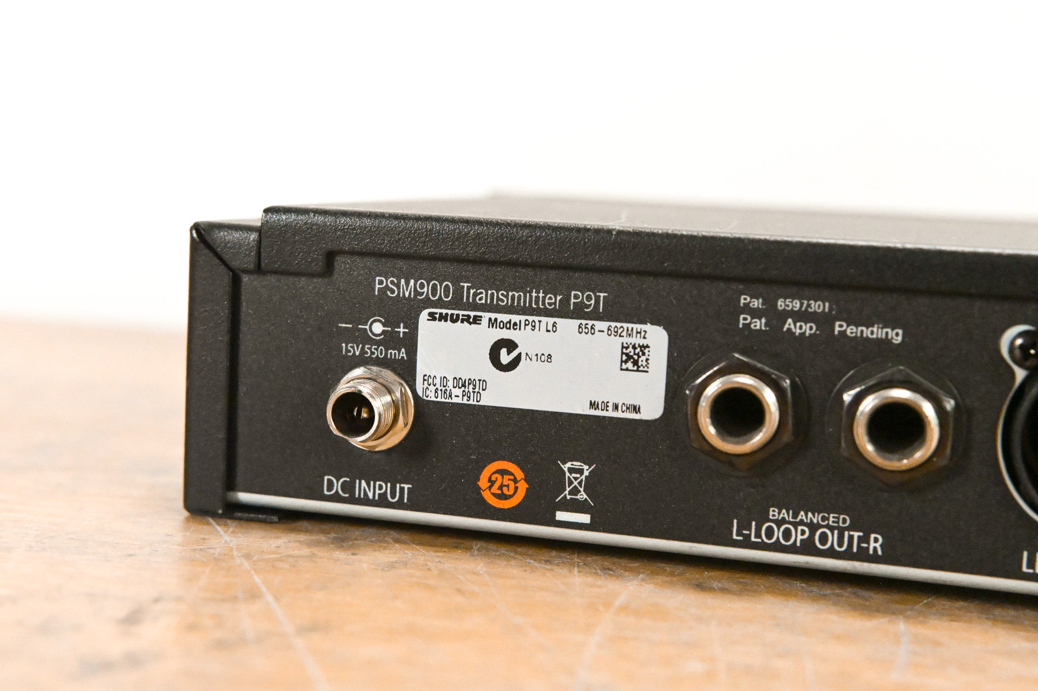 Shure PSM 900 Wireless IEM System L6 Band: 656-692 MHz (NO POWER SUPPLY)