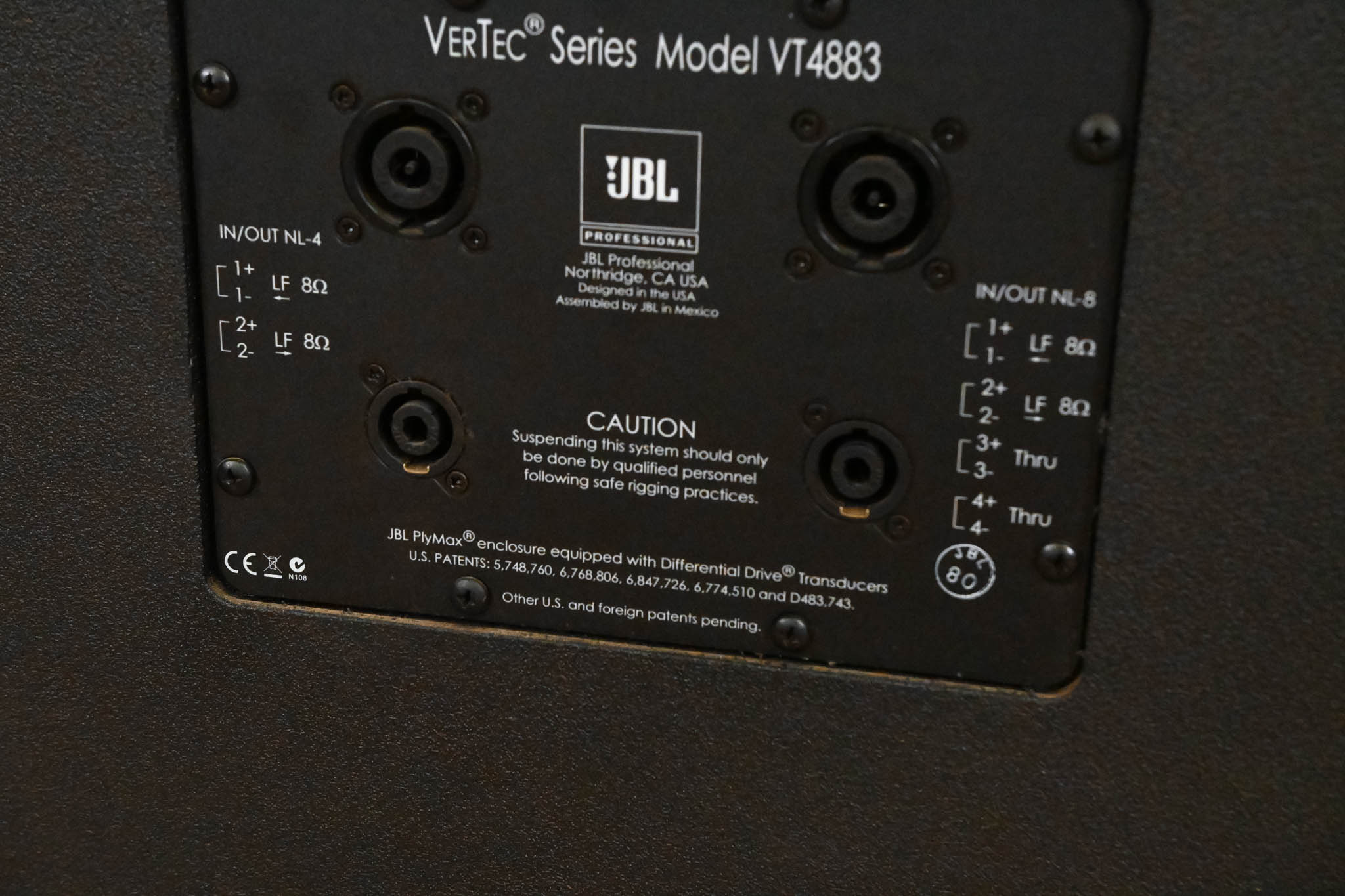 JBL VT4883 Subcompact Dual 12" Cardioid-Arrayable Subwoofer