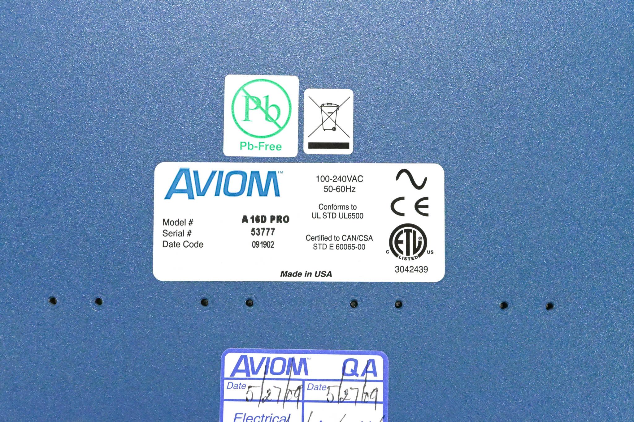 Aviom A-16D Pro A-Net Distributor