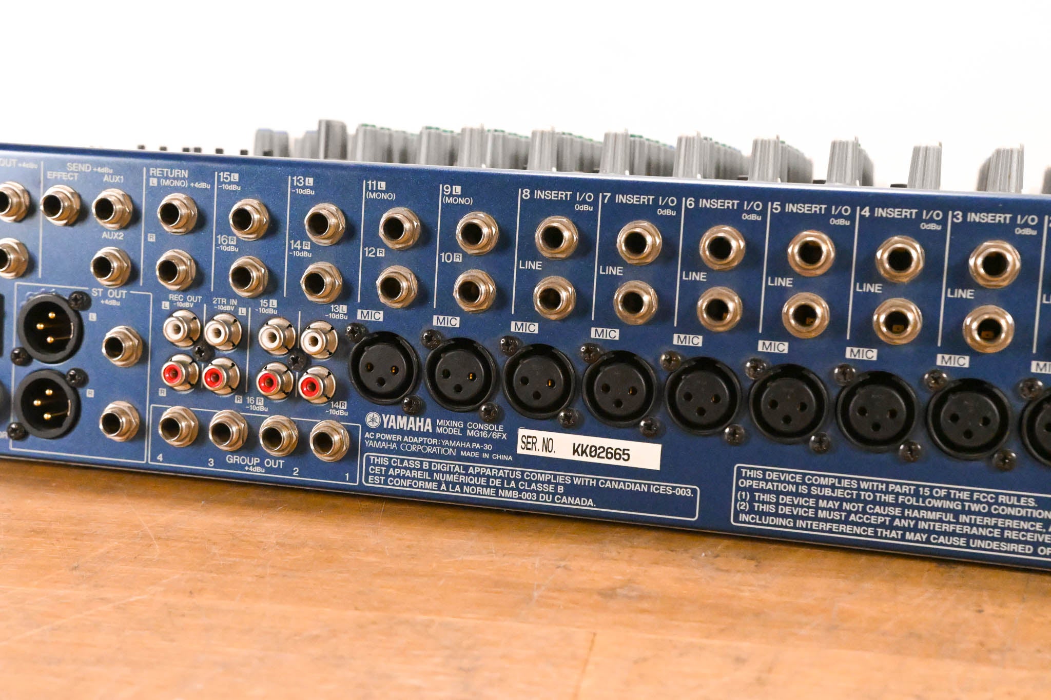 Yamaha MG16/6FX 16-Channel 6-Bus Analog Mixing Console (NO POWER SUPPLY)