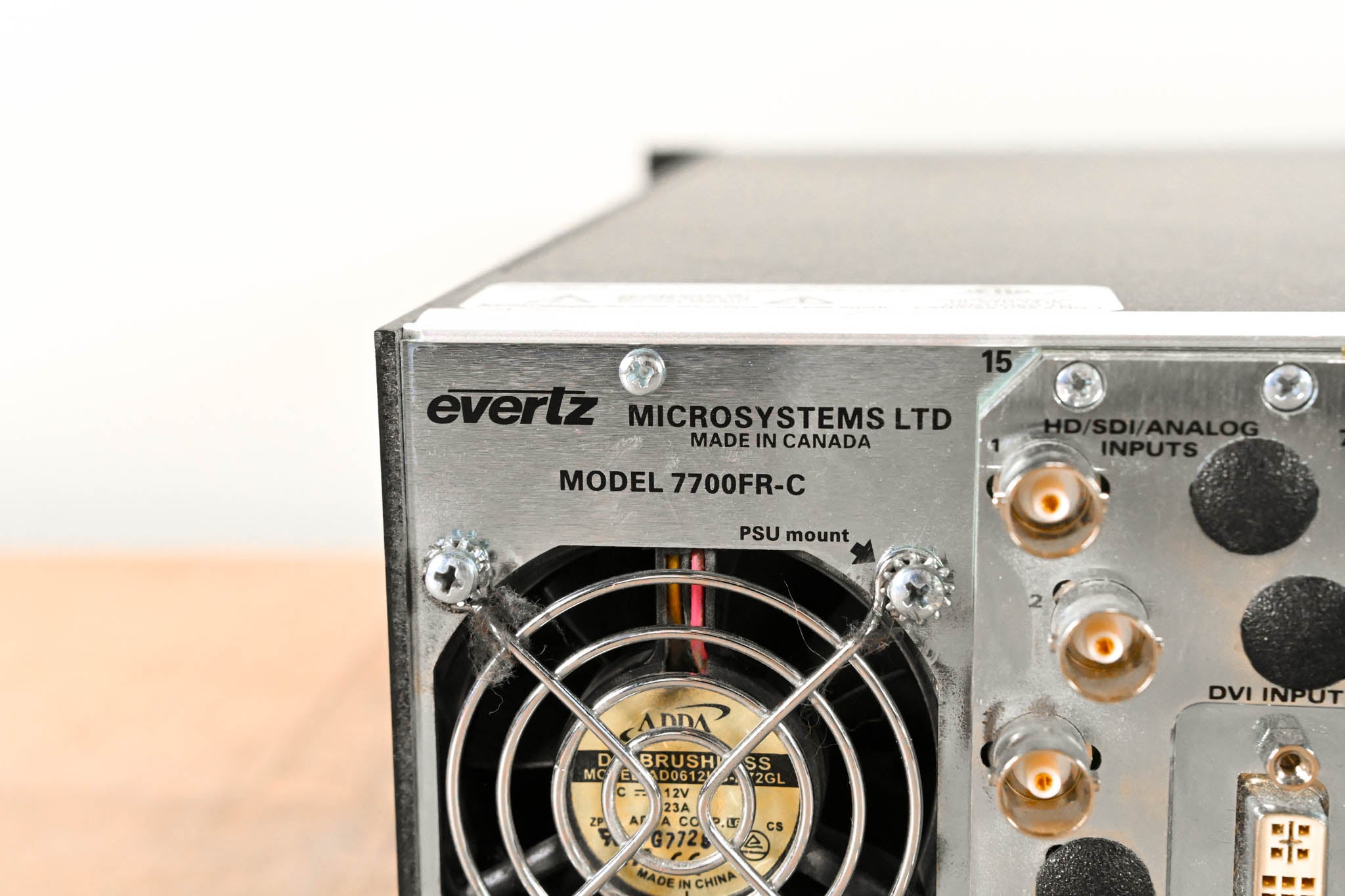 Evertz 7700FR-C Multiframe Chassis with Cards