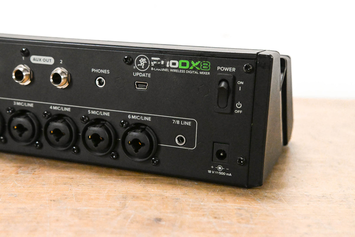 Mackie ProDX8 8-Channel Wireless Digital Mixer (NO POWER SUPPLY)