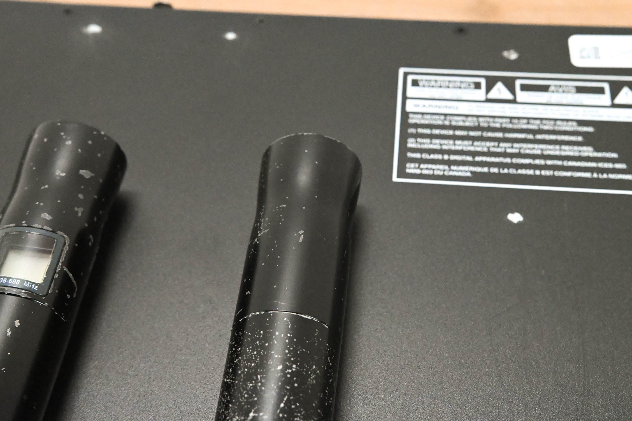 Shure UR4D Dual Receiver w/ two UR2 Transmitters (No Capsules) - L3