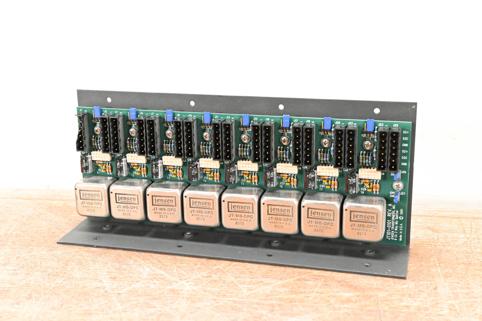 Jensen JT-MS-8N3 8-CH 3-Way Mic Splitter with Phantom Power Circuitry