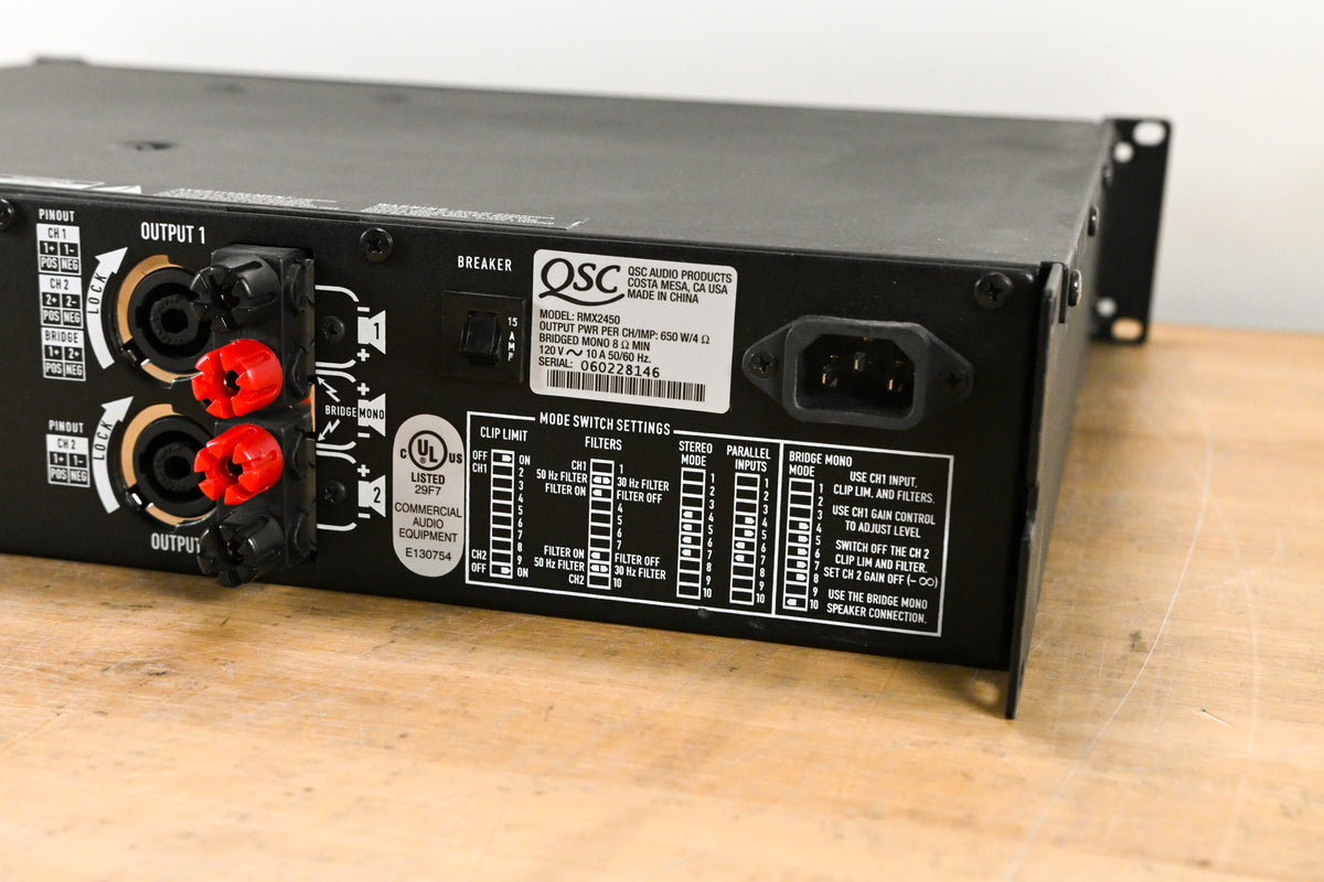 QSC RMX2450 2-Channel Power Amplifier