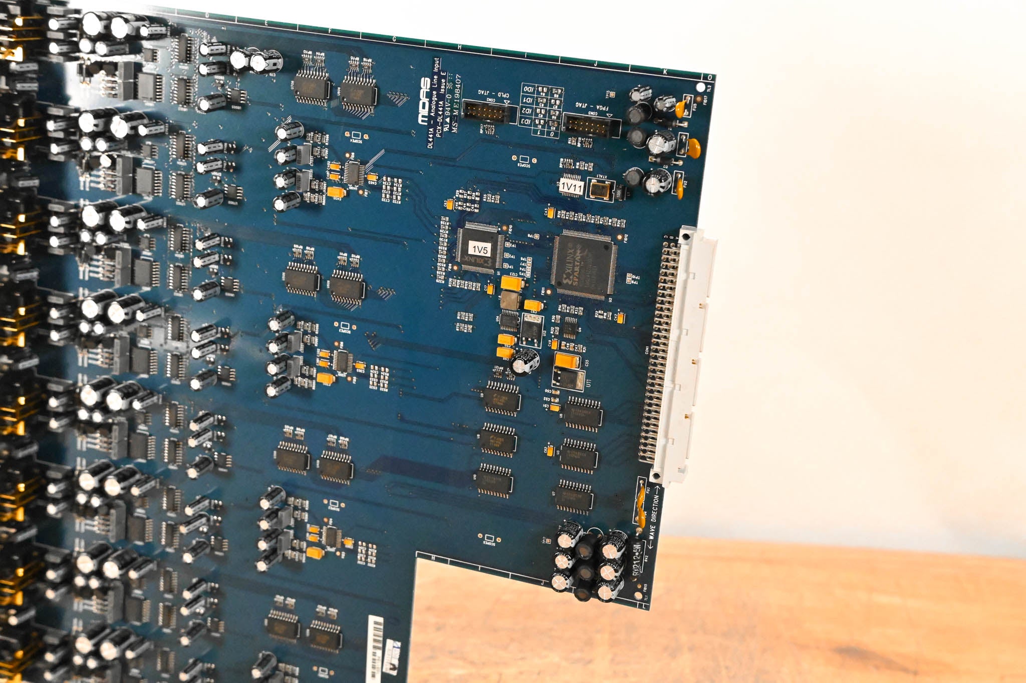 Midas DL441 8 Analog Mic/Line Input Card with Midas Microphone Preamps