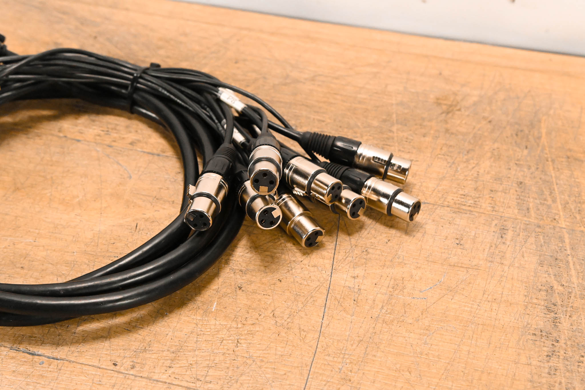 Unbranded DB25 Male to (8x)XLRF and (8x)TRS Cable - 10ft