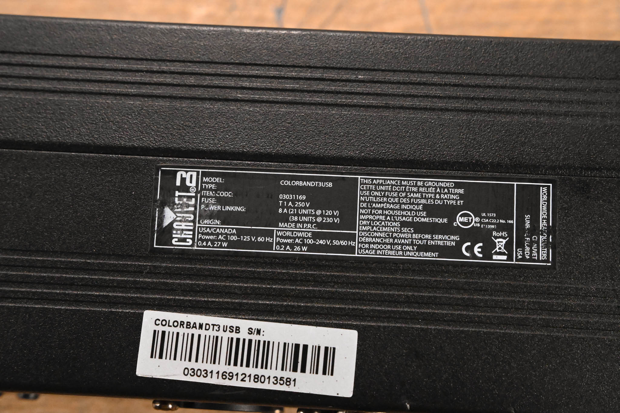 Chauvet COLORband T3USB Linear RGB Wash Light