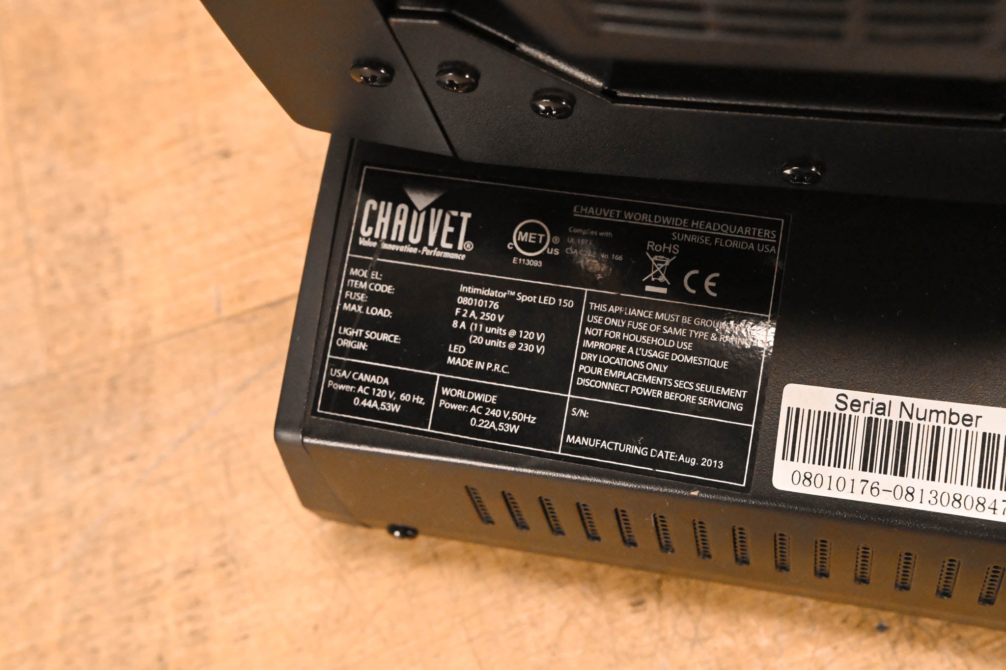 Chauvet Intimidator Spot LED 150 25W LED Moving Head Spot