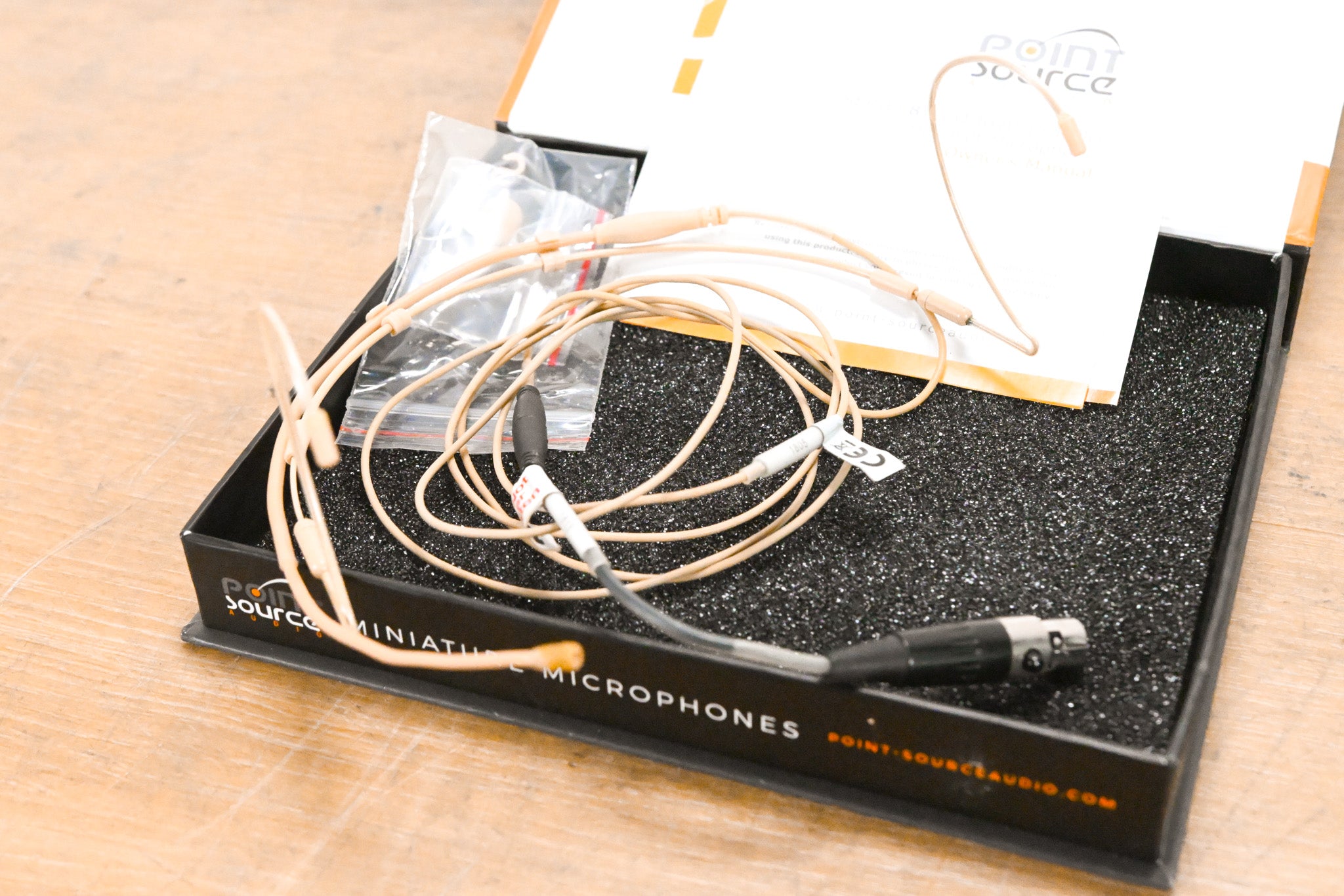 Point Source Audio CO-8WD-XSH-BE OMNI Waterproof Headset Mic for Shure