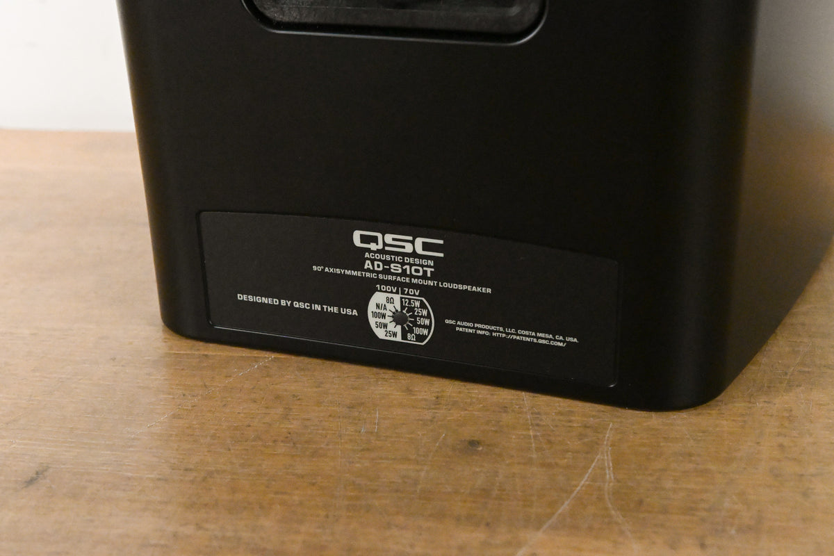 QSC AD-S10T 10" 2-Way Surface-Mount Installation Speaker