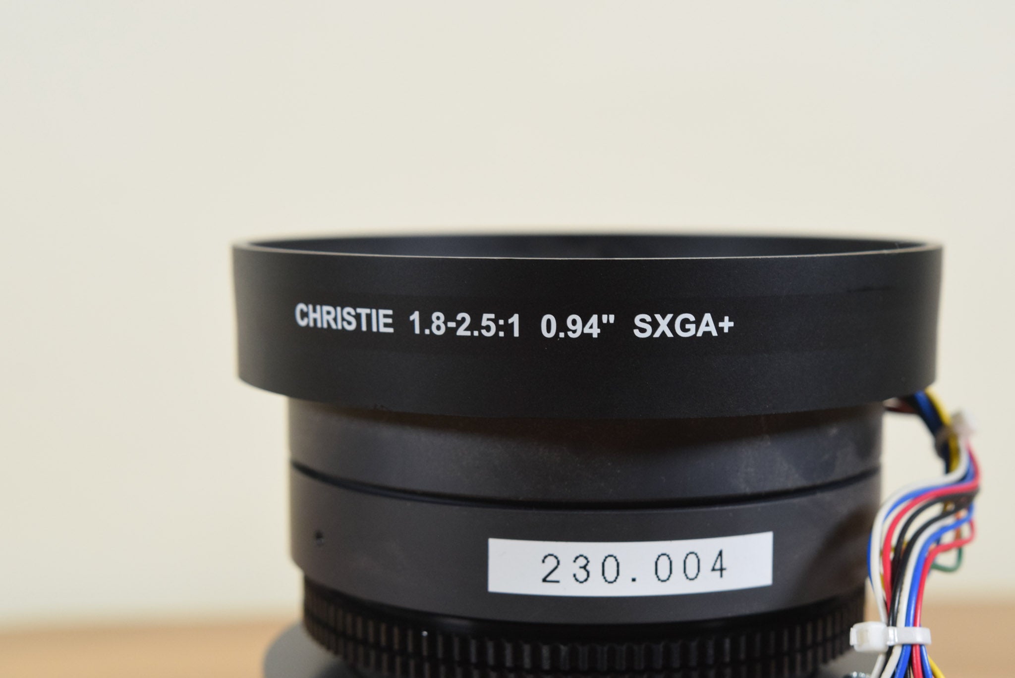 Christie 1.8-2.5:1 0.94" SXGA+ Projector Lens