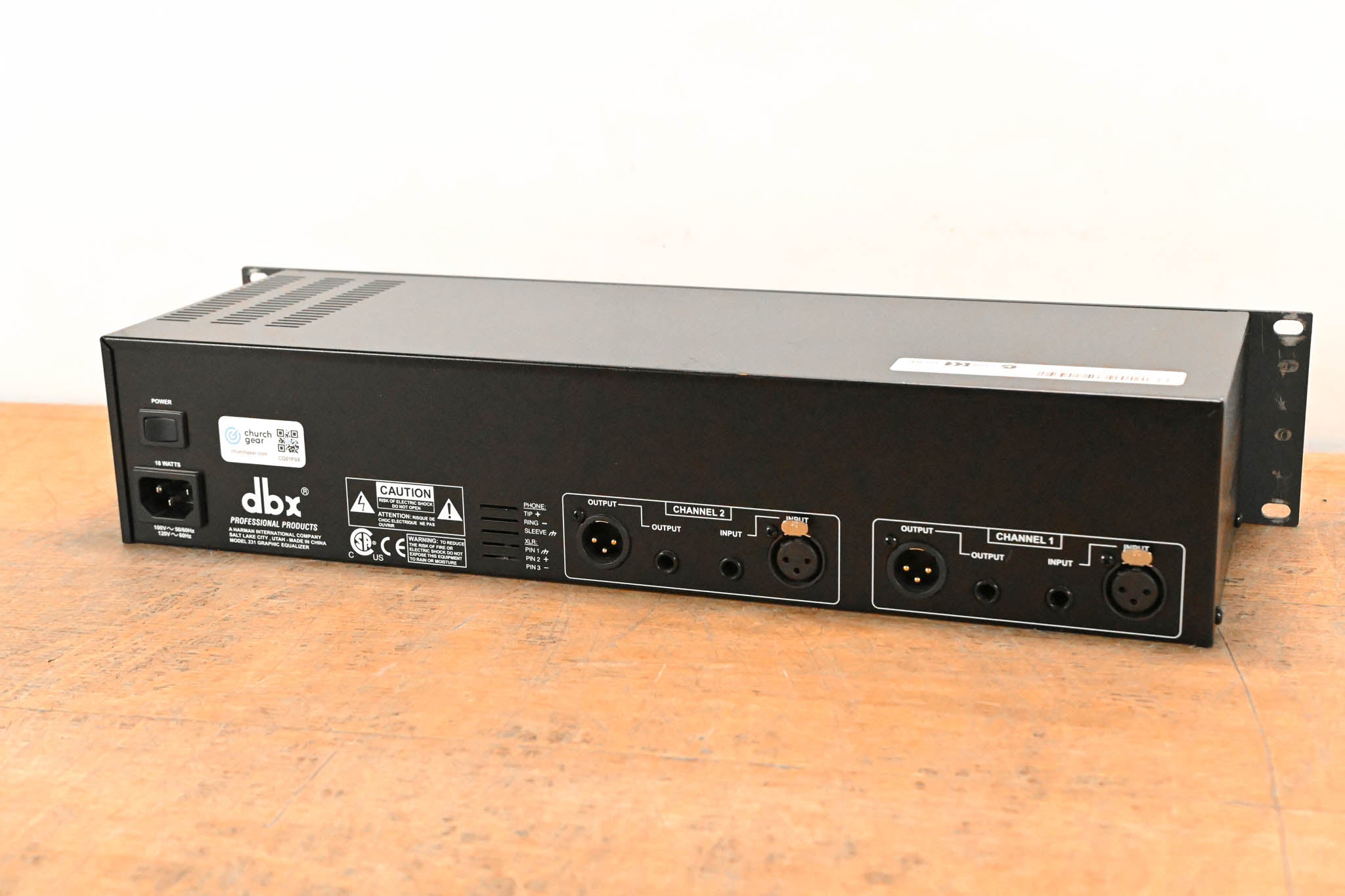 dbx 231 Dual-Channel 31-Band Graphic Equalizer