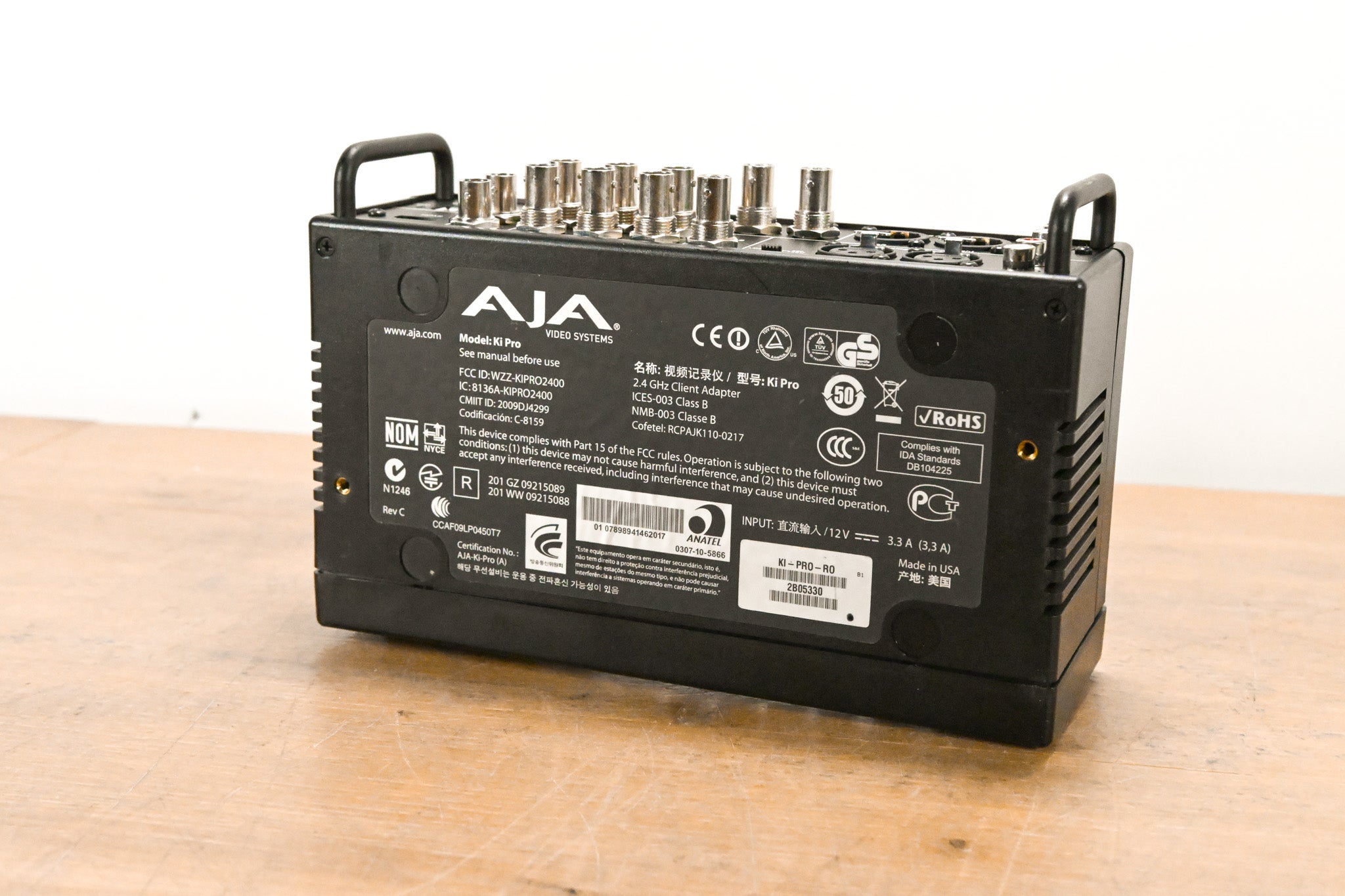 AJA Ki Pro File-Based HD/SD Video Recorder and Player (NO POWER SUPPLY)