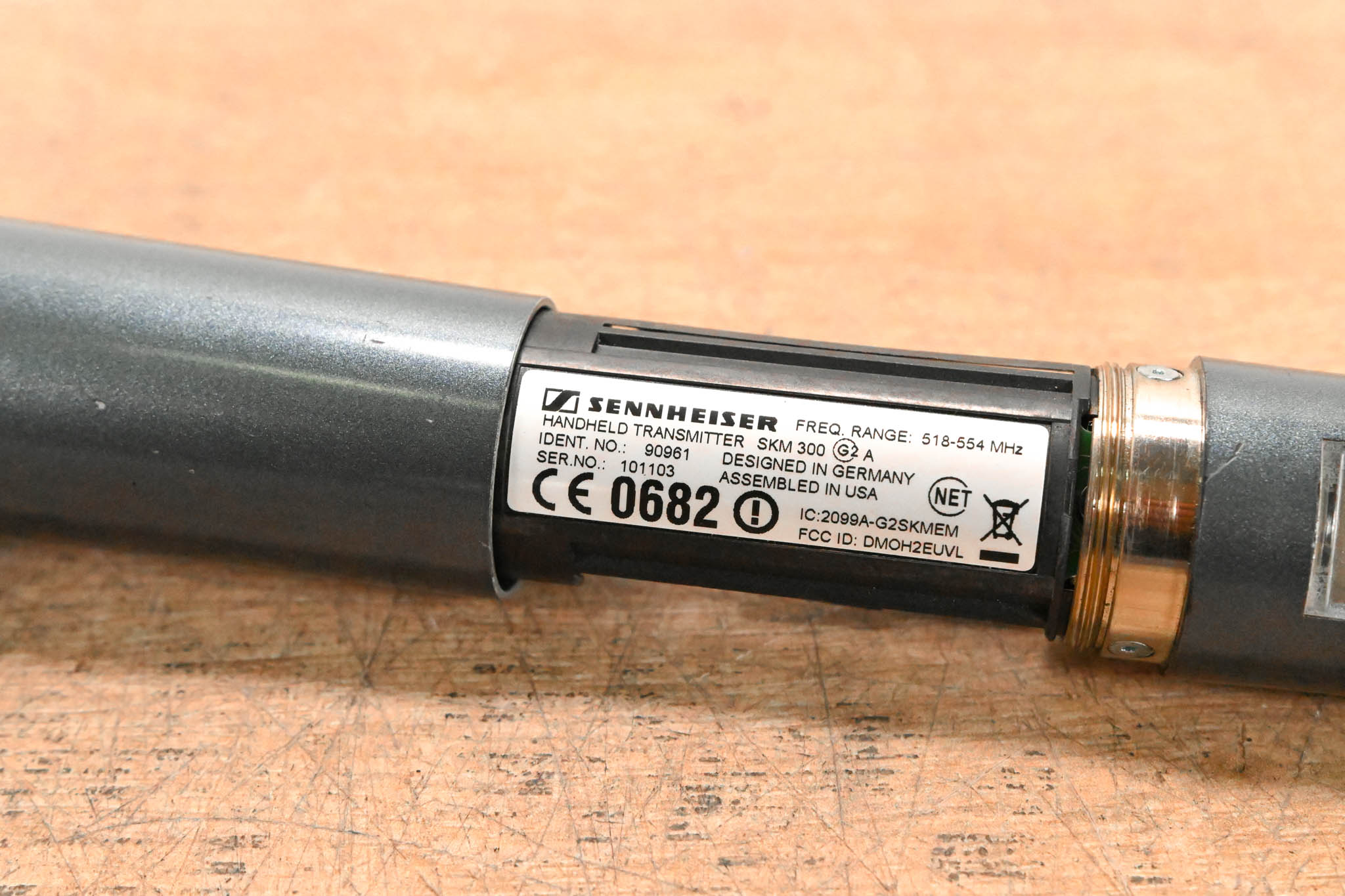 Sennheiser ew 300 G2 Handheld Wireless System 518-554MHz NO POWER SUPPLY