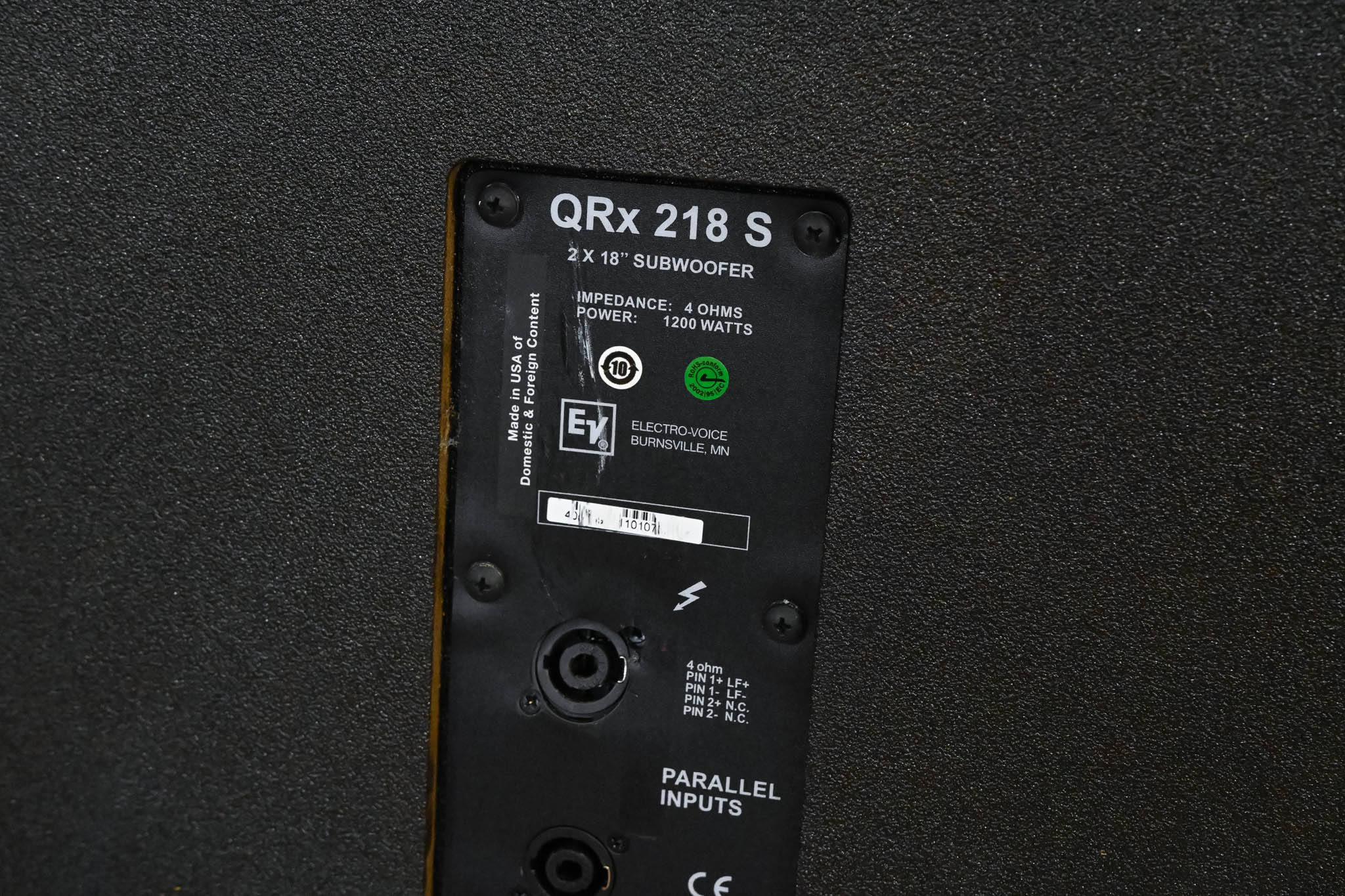 Electro-Voice (EV) QRx 218S Compact Dual 18