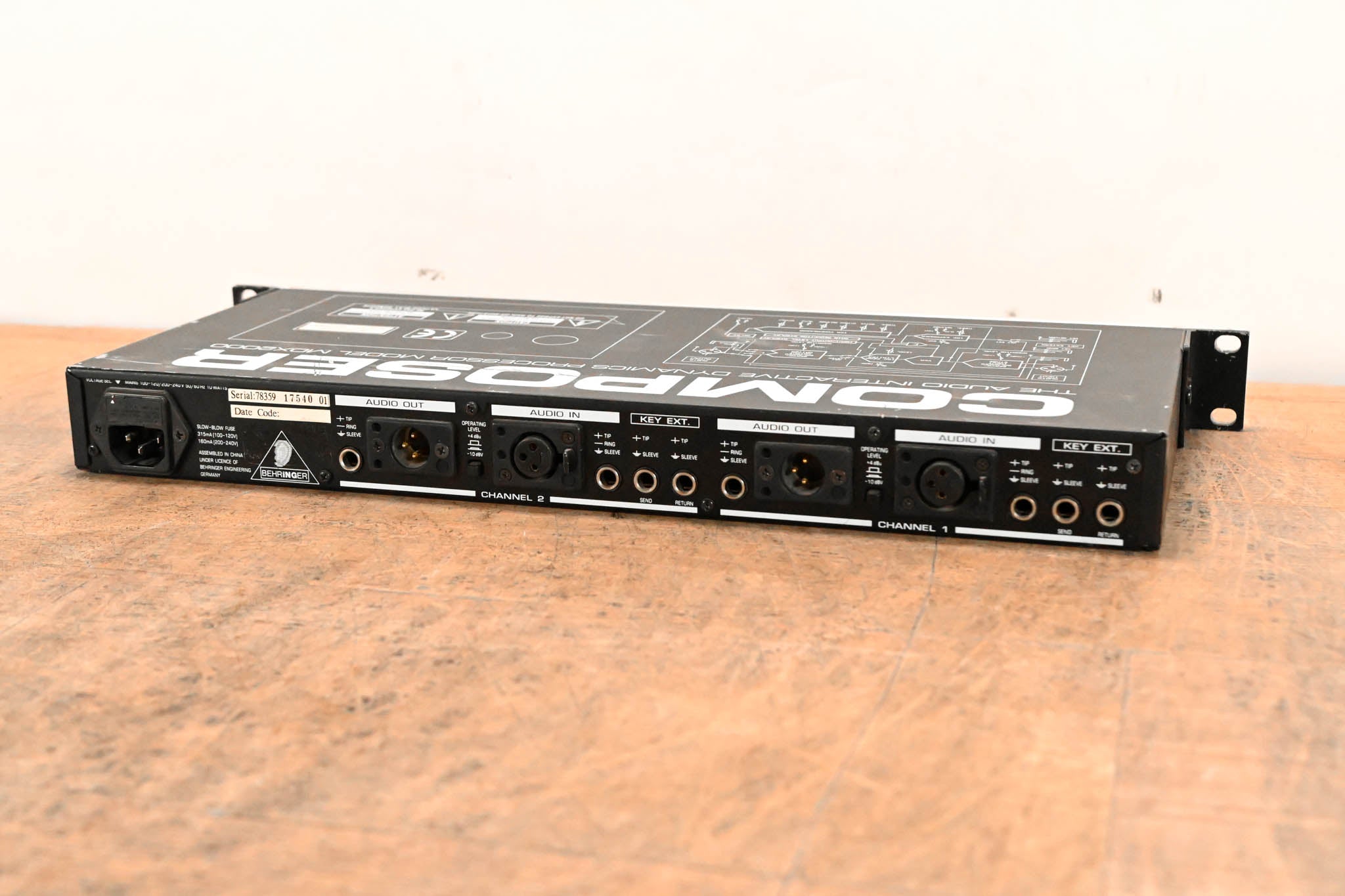 Behringer MDX2000 COMPOSER Audio Interactive Dynamics Processor