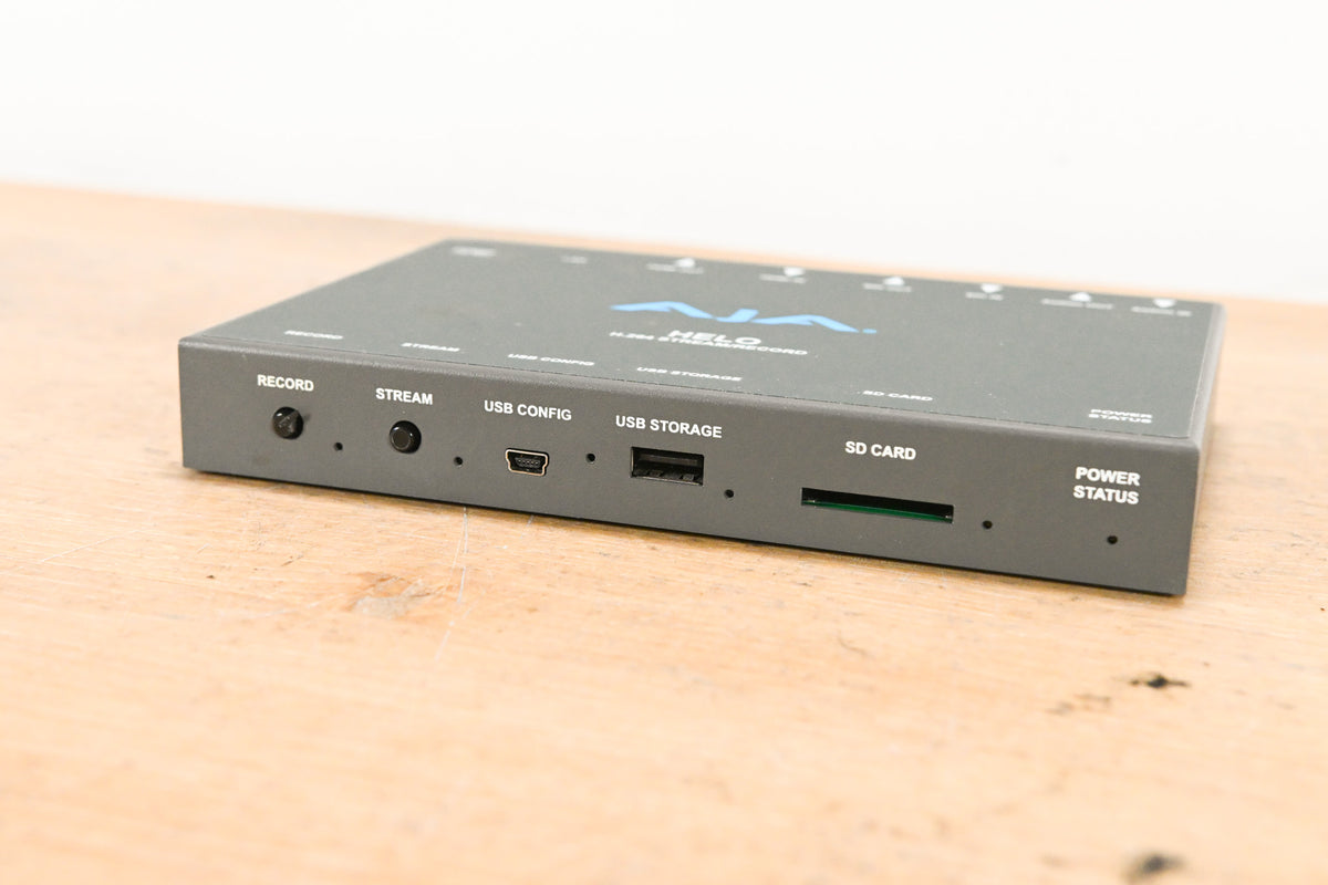 AJA HELO H.264 Streamer and Recorder (NO POWER SUPPLY)