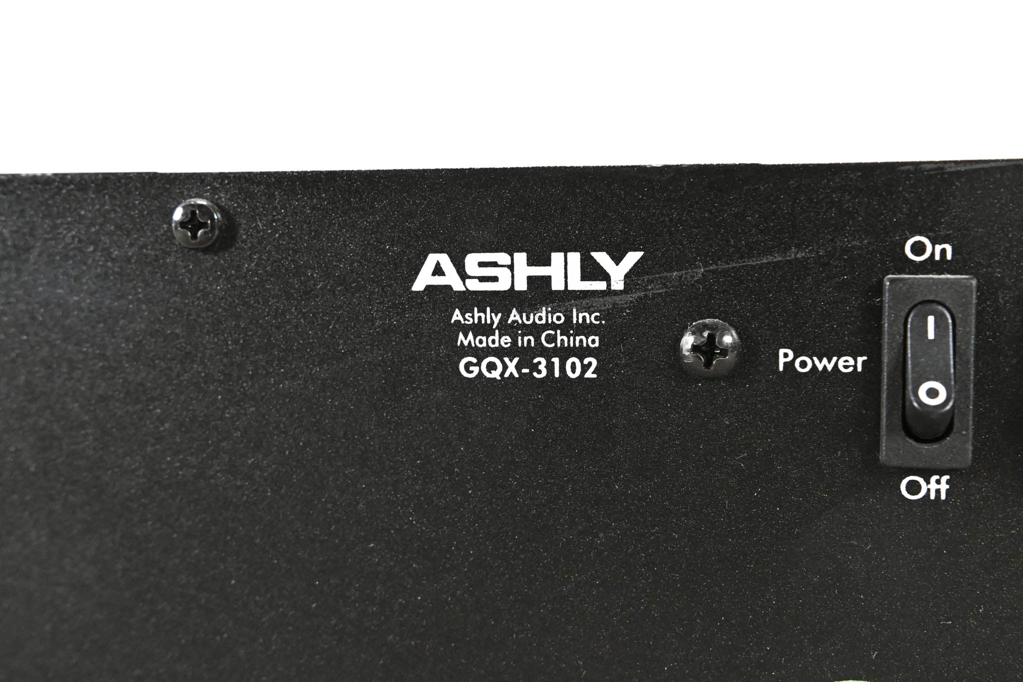 Ashly GQX-3102 2-Channel 31-Band Graphic Equalizer