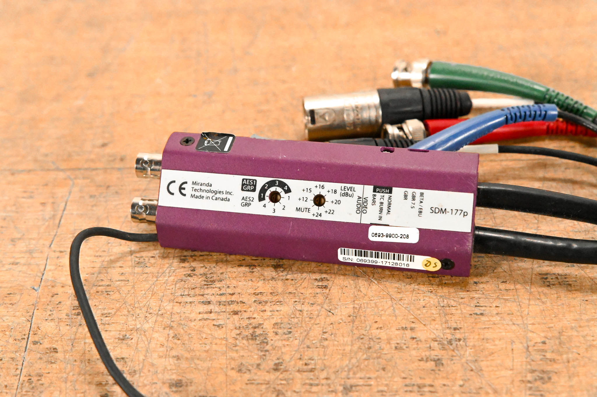 Miranda picoLink SDM-177p SDI to Analog w/ Balanced Stereo Audio(NO PSU)