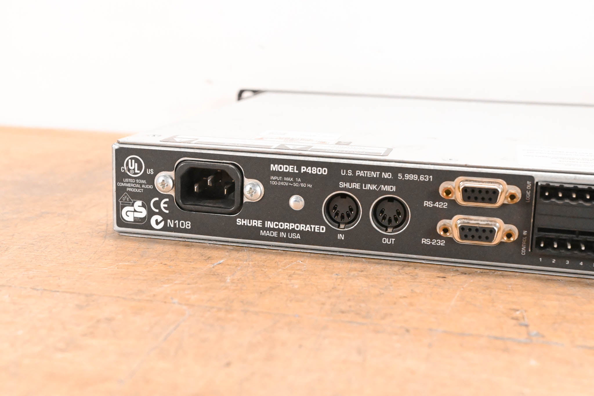 Shure P4800 4x8 Digital Signal Processor CG01TXB