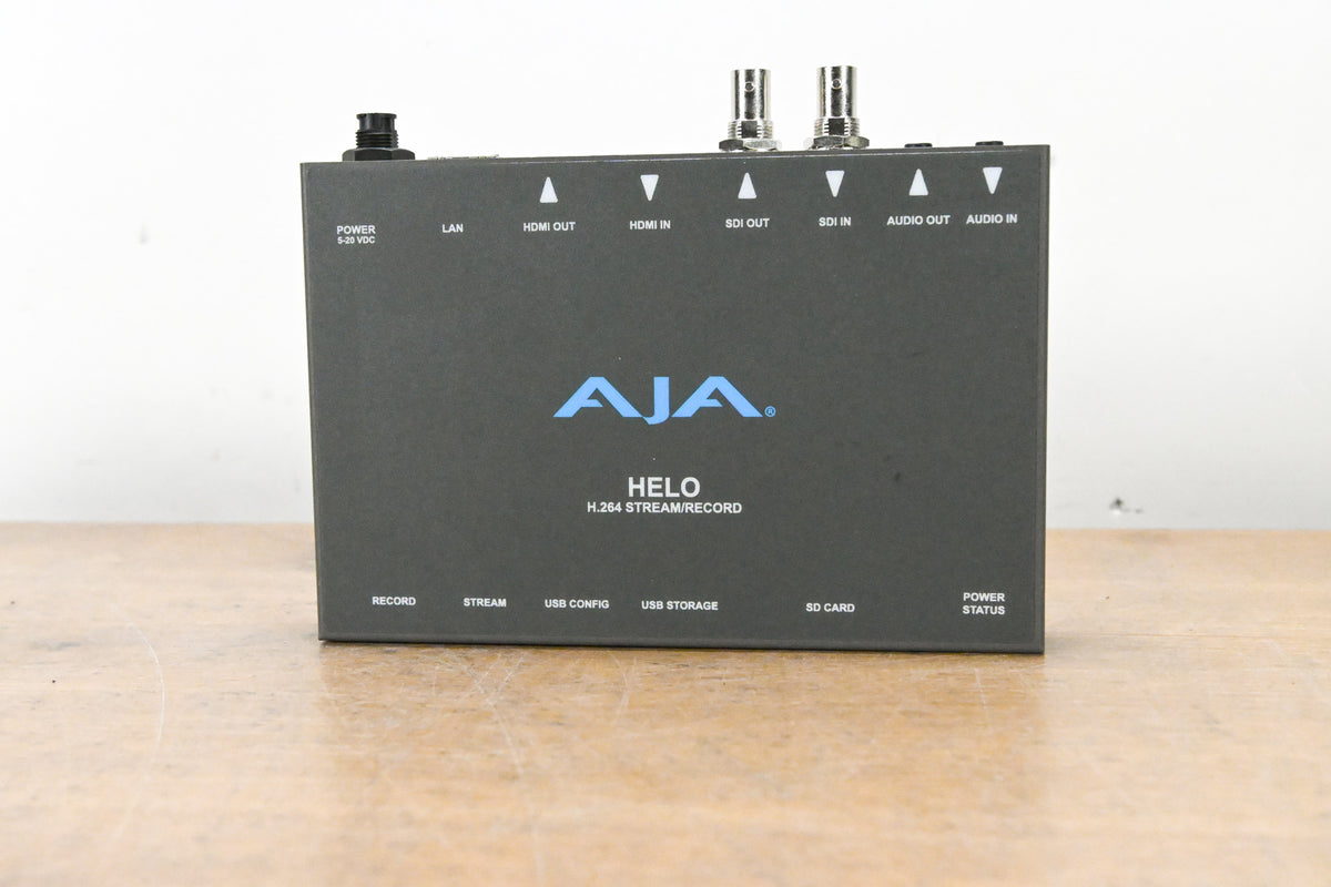 AJA HELO H.264 Streamer and Recorder (NO POWER SUPPLY)