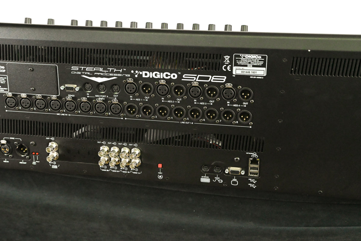 DiGiCo SD8 120-Channel Digital Mixing Console w/ Waves Card