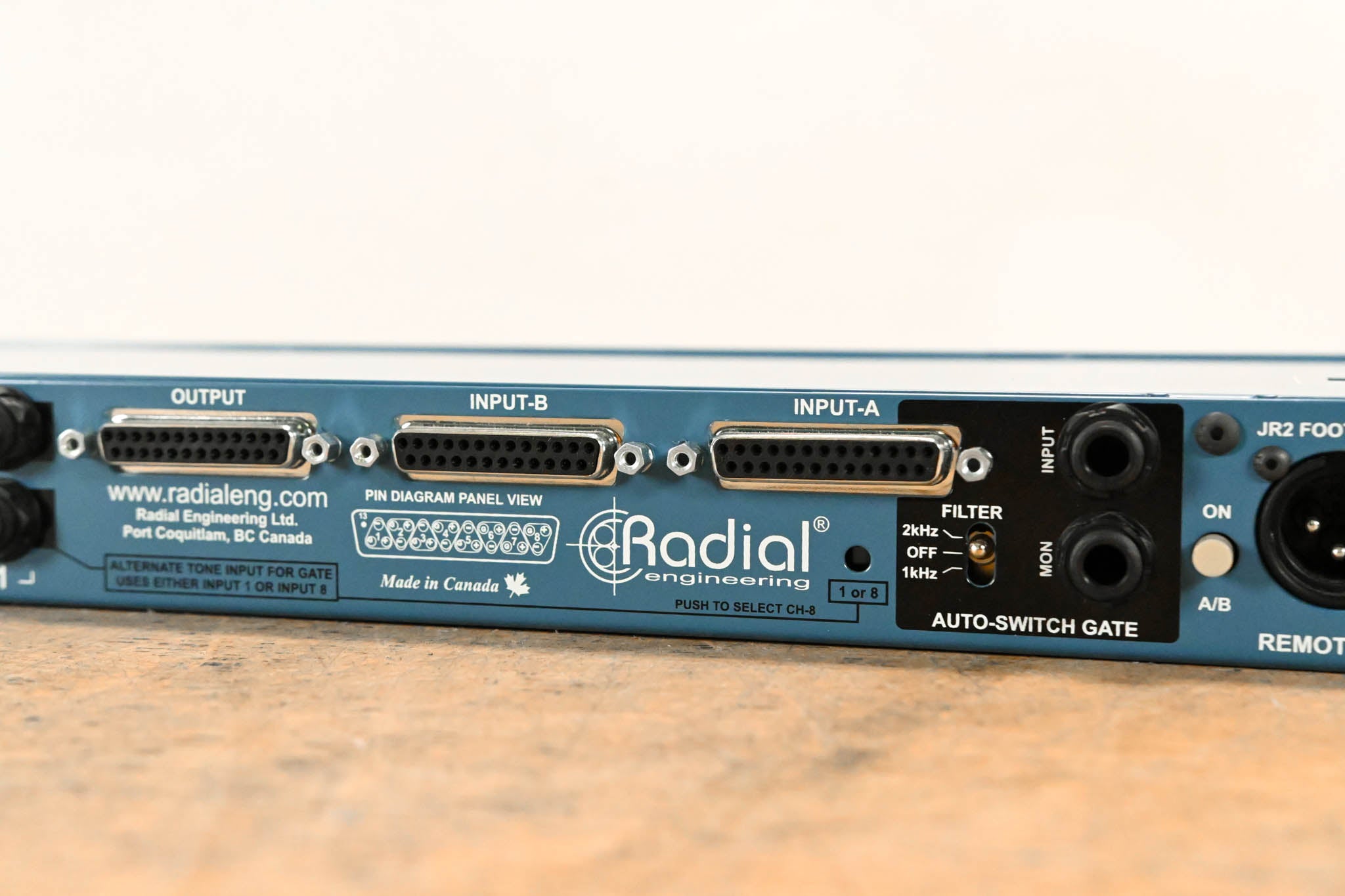 Radial Engineering SW8 MK2 8-CH Line Level Auto-Switcher (NO PSU)