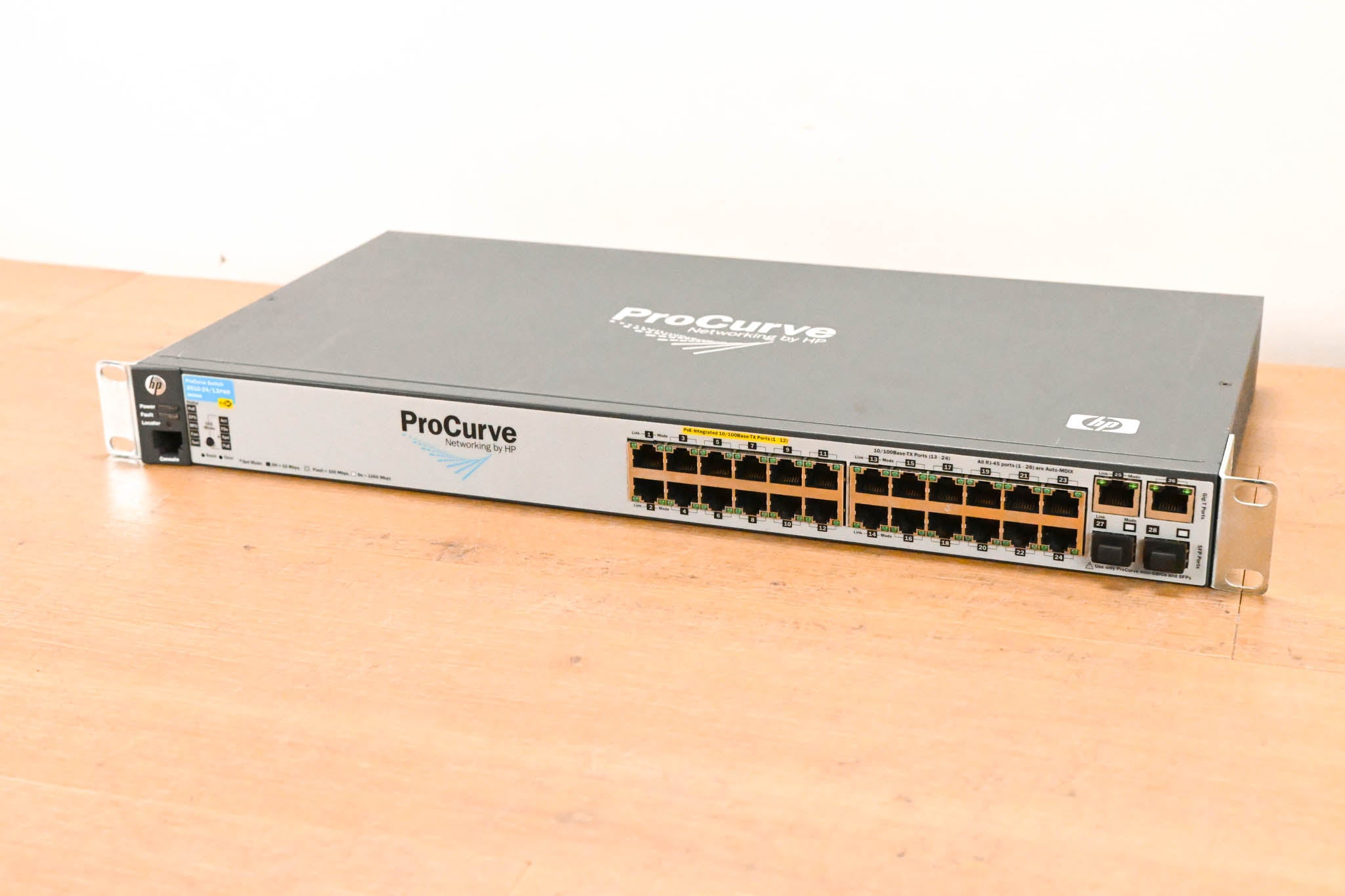 HP 2610-24/12 PWR 26-Port PoE Managed Network Switch