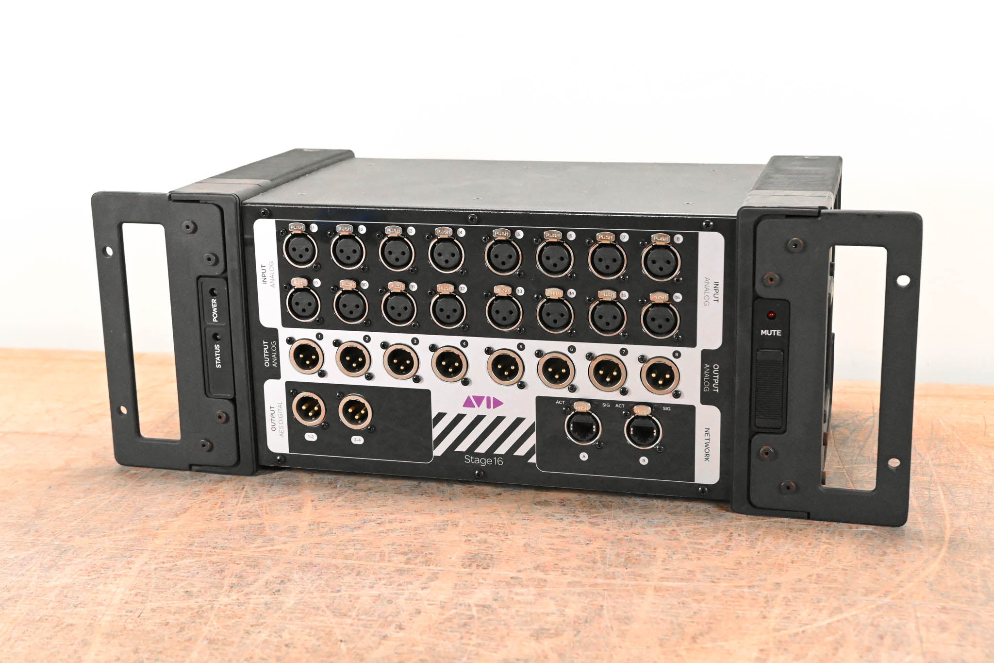 AVID Stage 16 Remote I/O Stage Rack for S3L Digital Mixing System