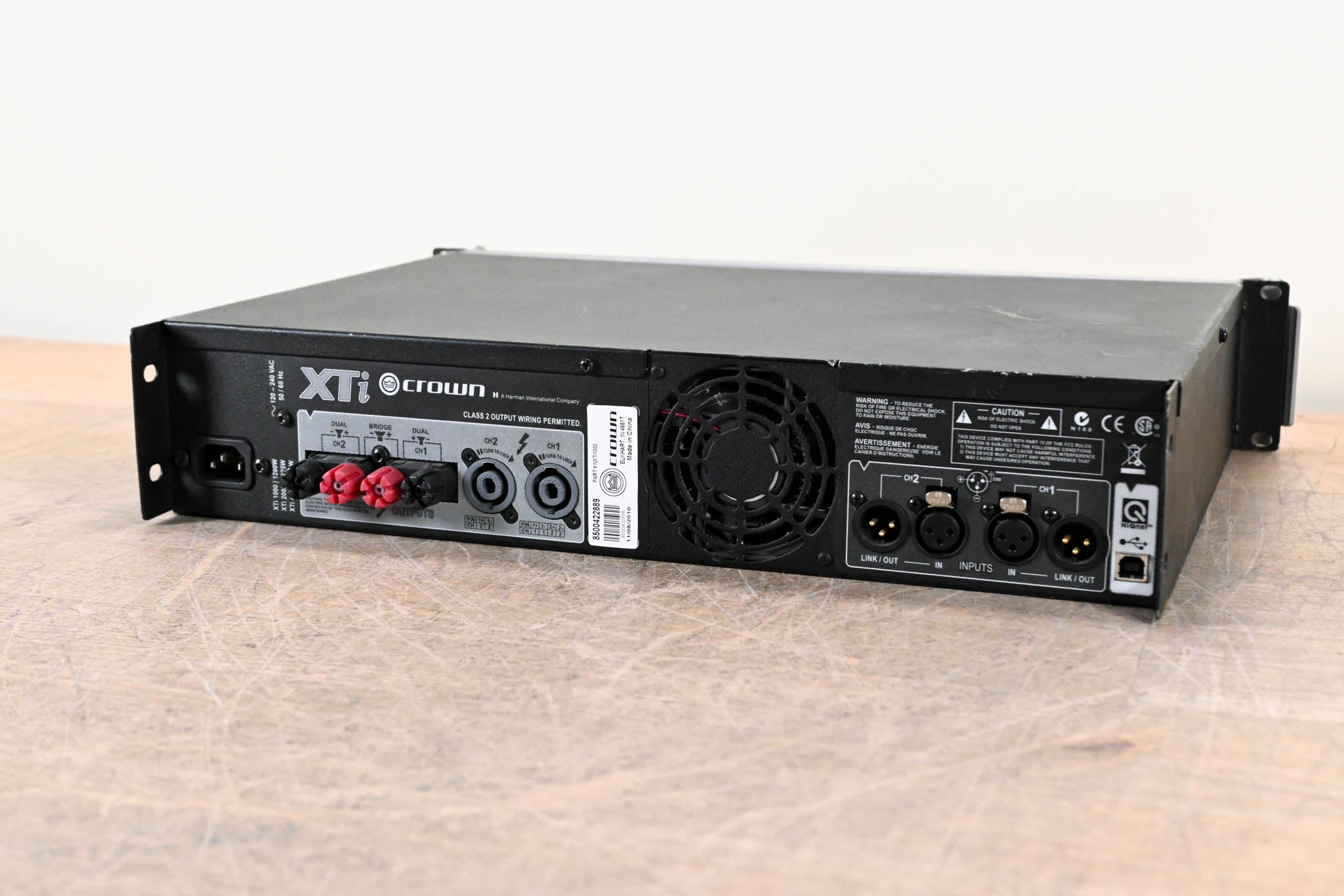 Crown XTi 1000 Stereo Power Amplifier with DSP