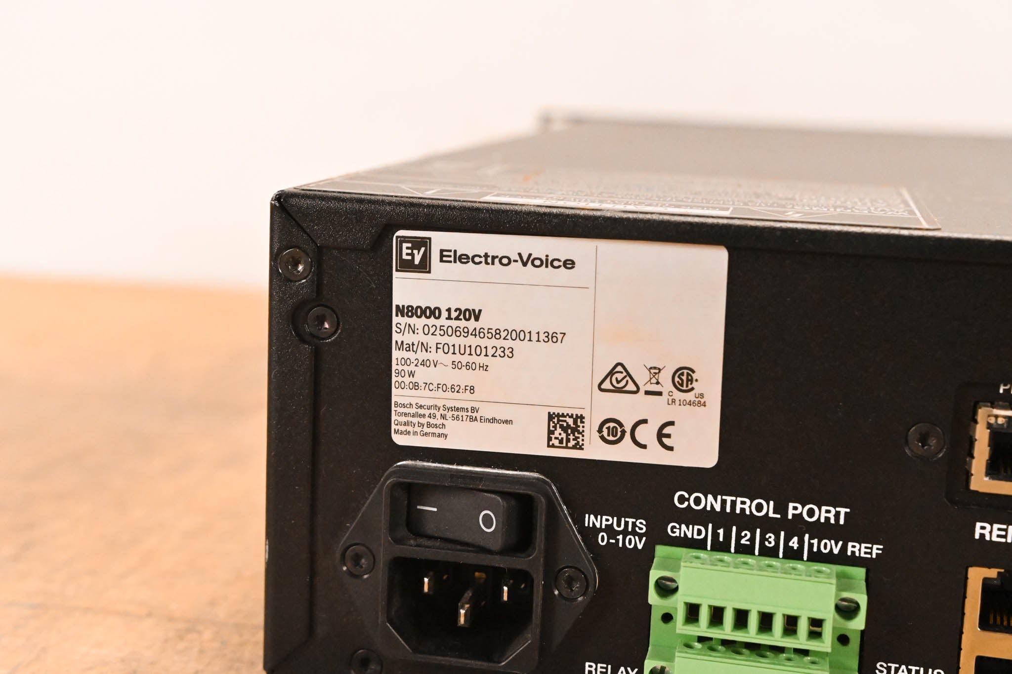 Electro-Voice (EV) N8000 NetMax Digital Matrix Controller w/ Dante