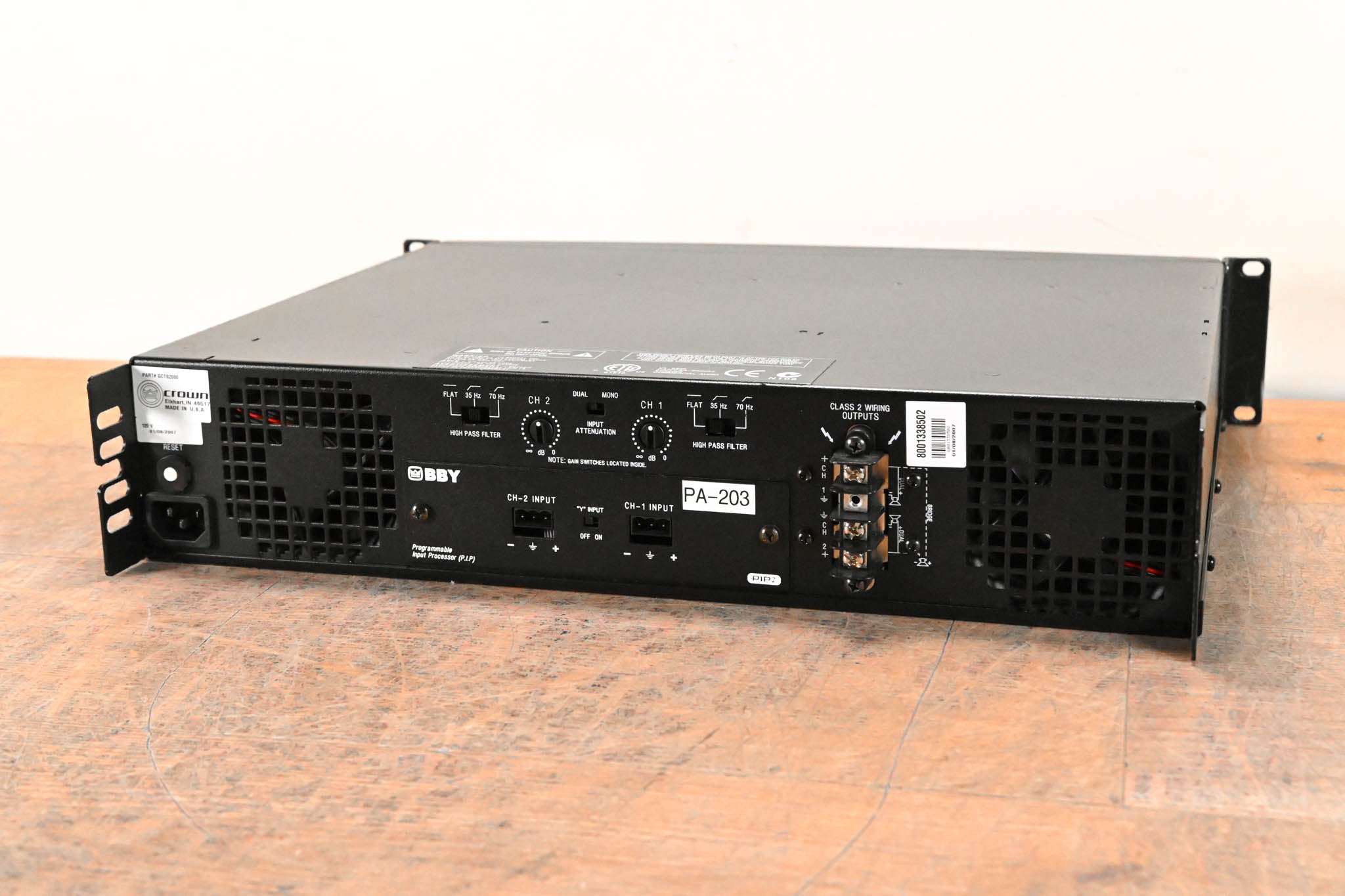Crown CTs 2000 2-Channel 1000W Power Amplifier