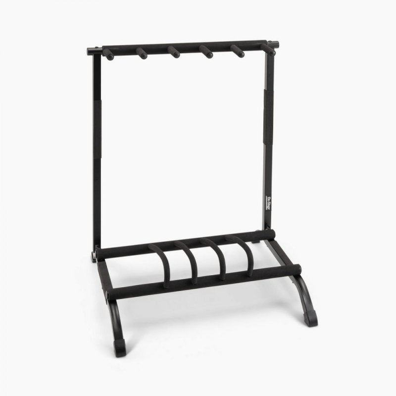 Five-Space Foldable Multi-Guitar Rack