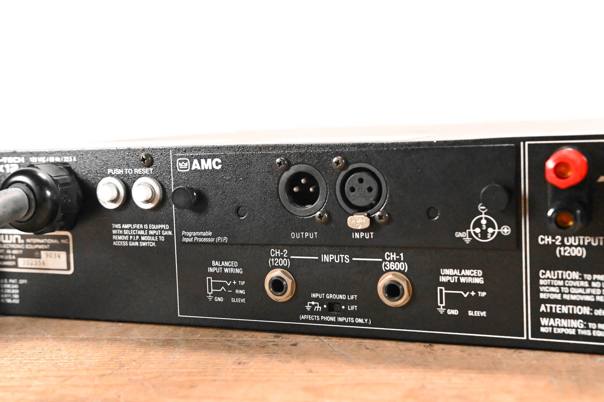 Crown Macro-Tech 36x12 2-Channel Power Amplifier