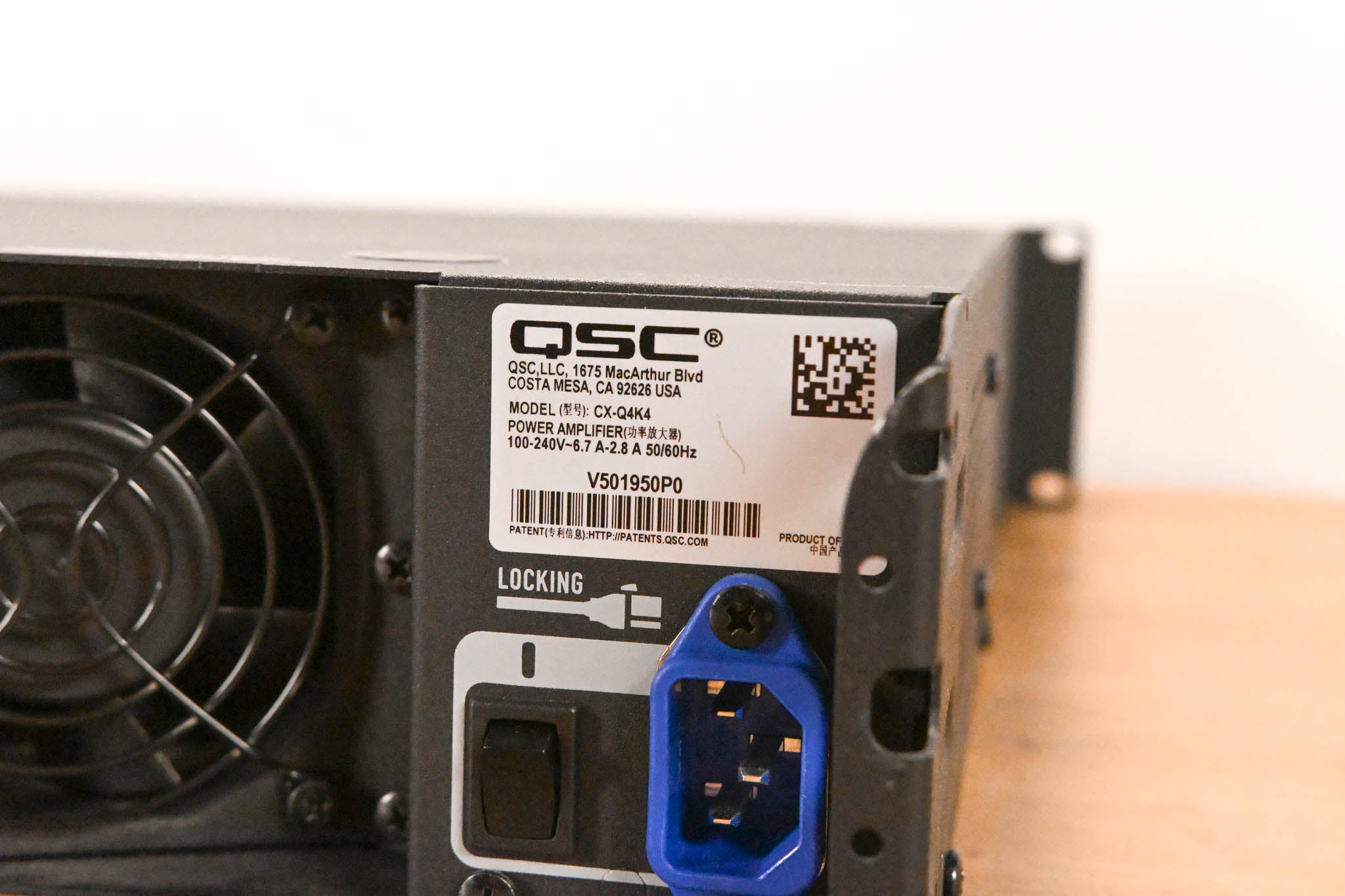 QSC CX-Q 4K4 4-Channel Network Power Amplifier for the Q-SYS Platform