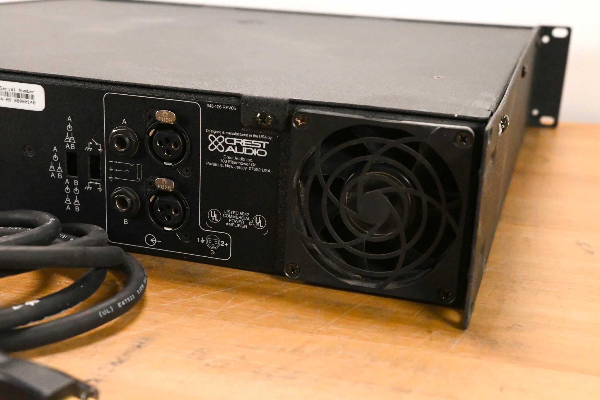 Crest Audio CA4 2-Channel Power Amplifier CG01YXQ